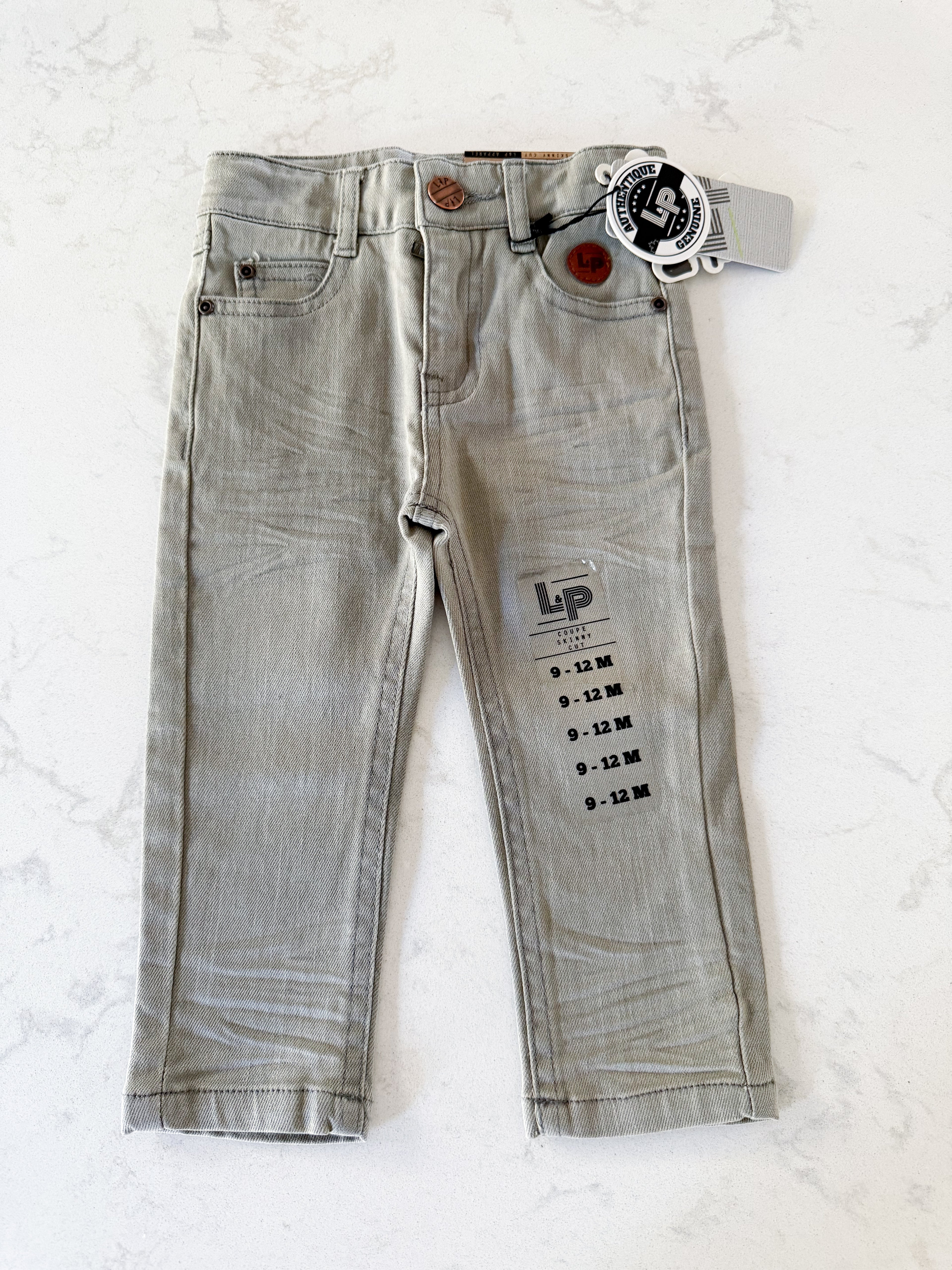 *Rescue*- L&P Apparel- skinny cut jeans- gray
