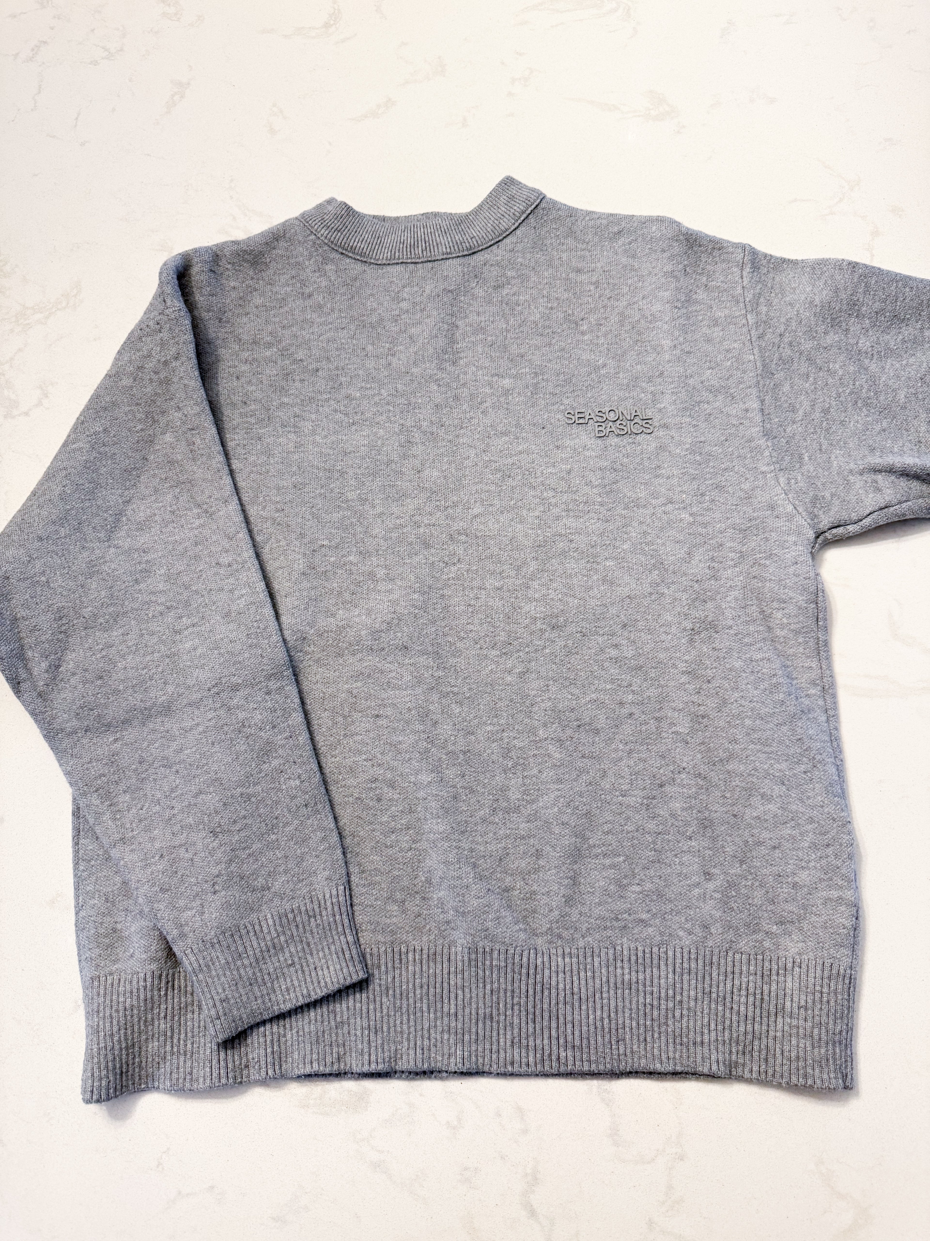 Zara- 9-10Y- PLAY- grey knit sweater