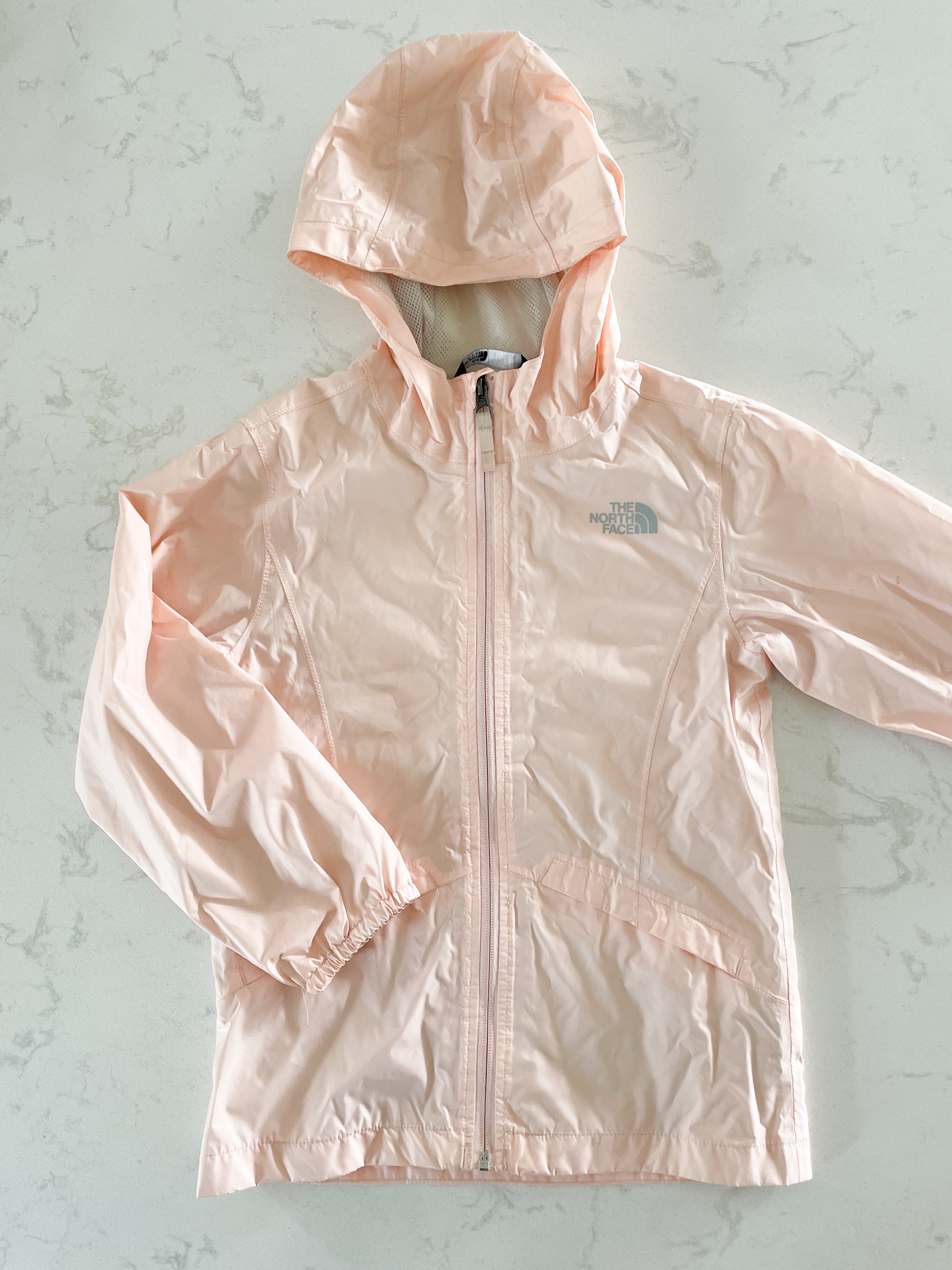 The North Face- 10-12Y- PLAY- light pink windbreaker