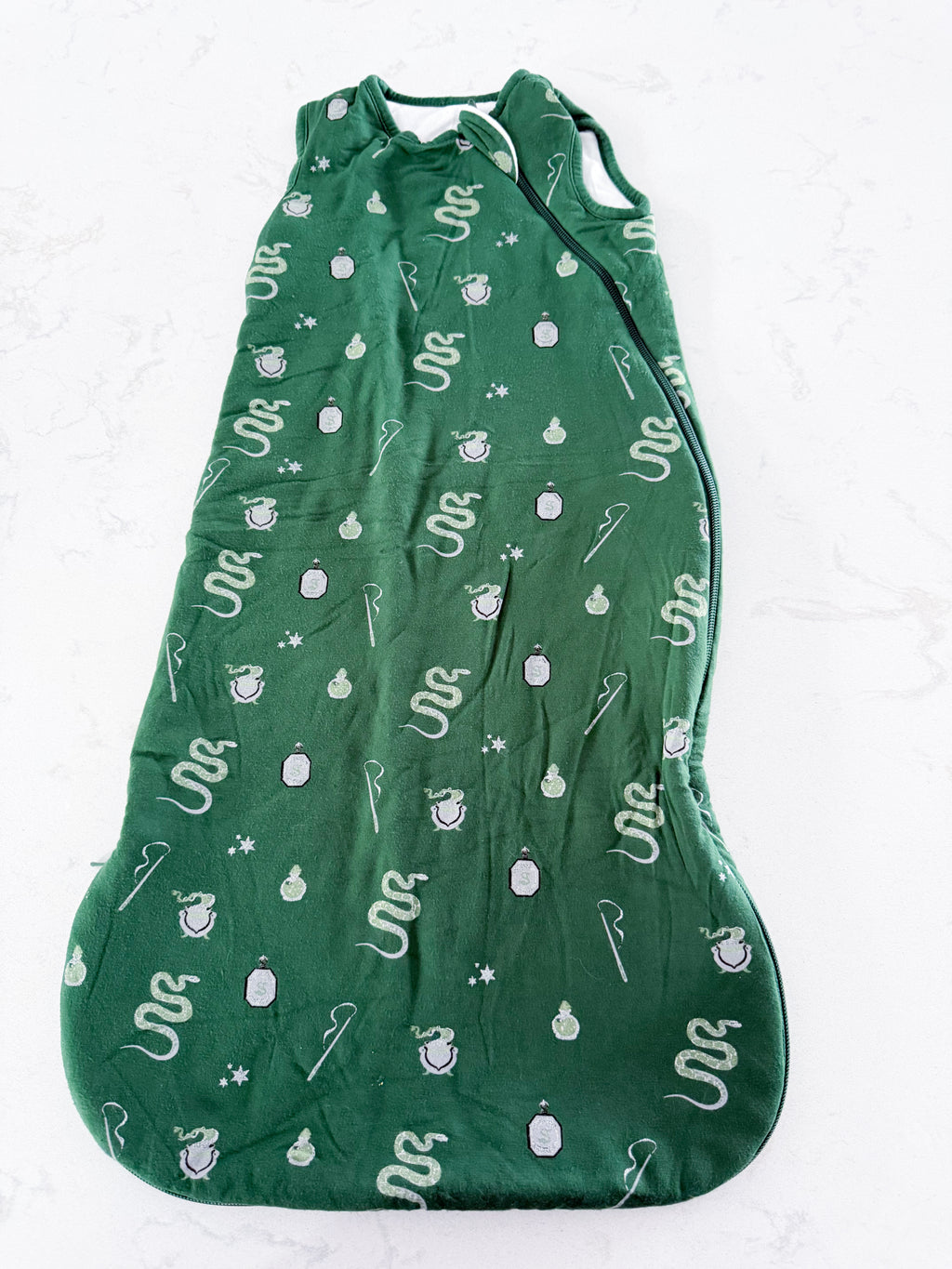 Kyte Baby- Small- 1.0tog- GUC- Slytherin bamboo sleep sack
