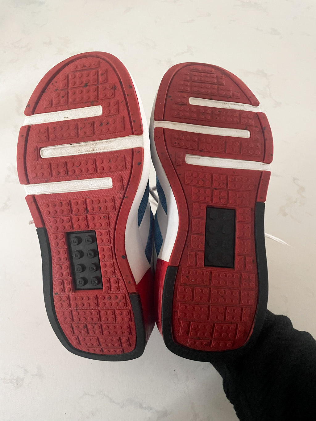 Adidas x Lego- 5.5 youth- GUC- Lego Adidas collab with Lego soles