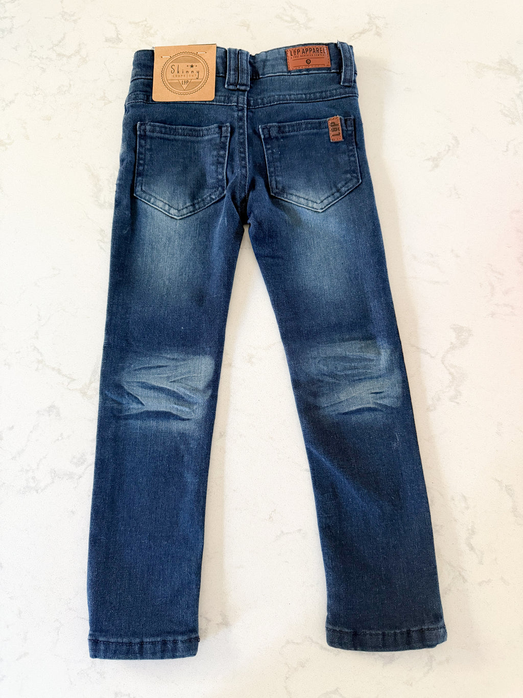 *Rescue*-L&P Apparel- skinny cut jeans- dark blue