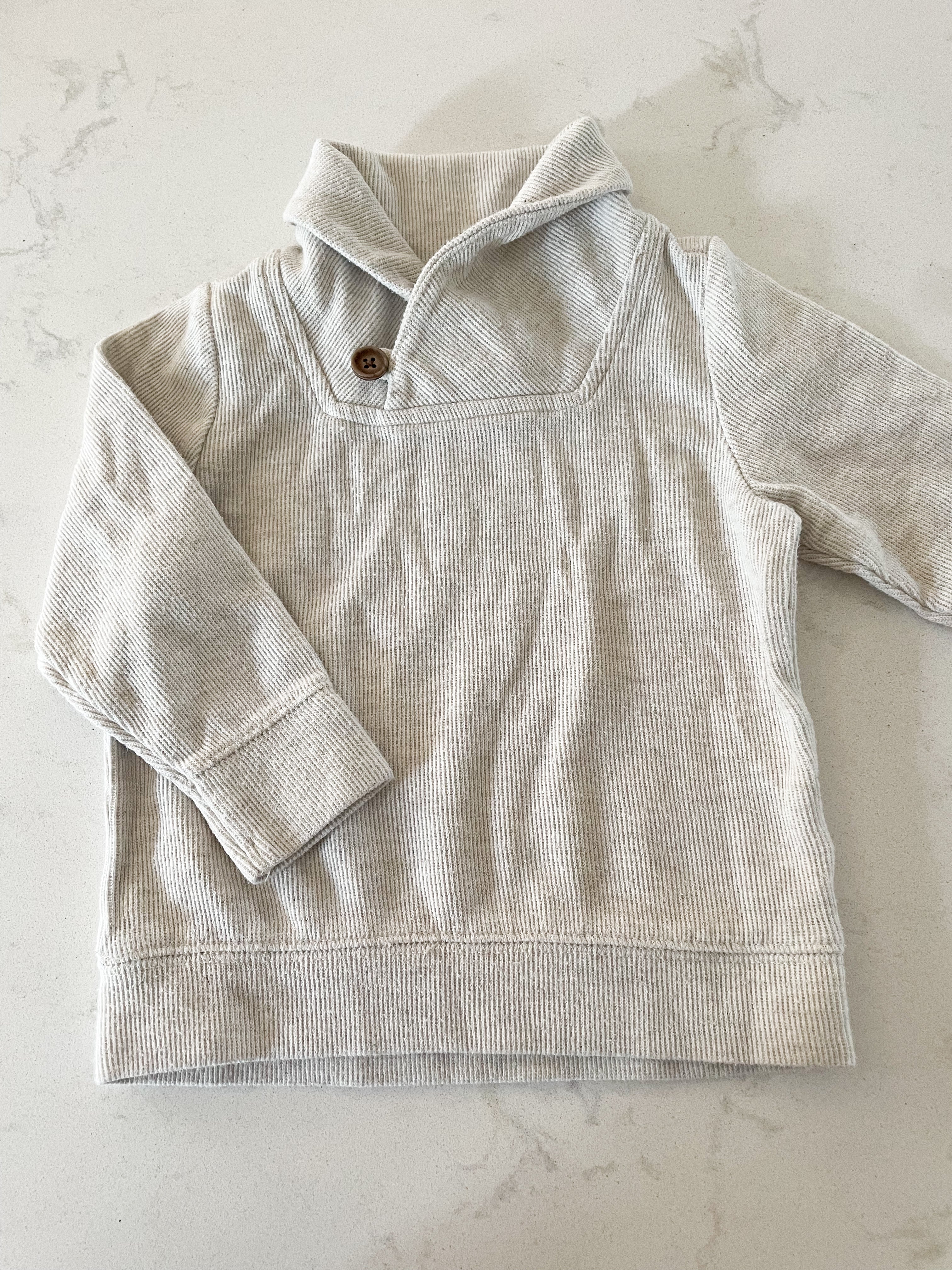 Old Navy-18-24m-GUC-cream high neck sweater