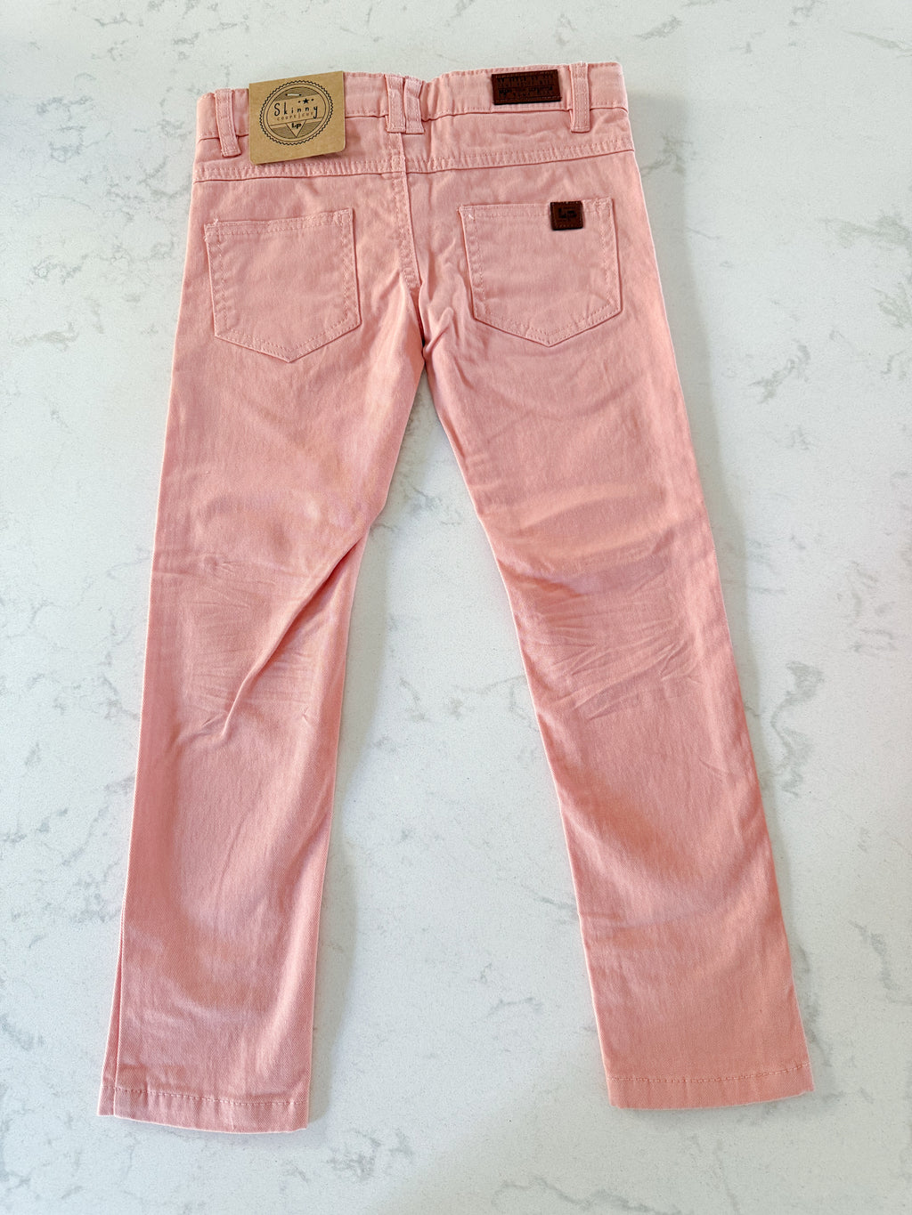 *Rescue*-L&P Apparel- skinny cut jeans- coral pink
