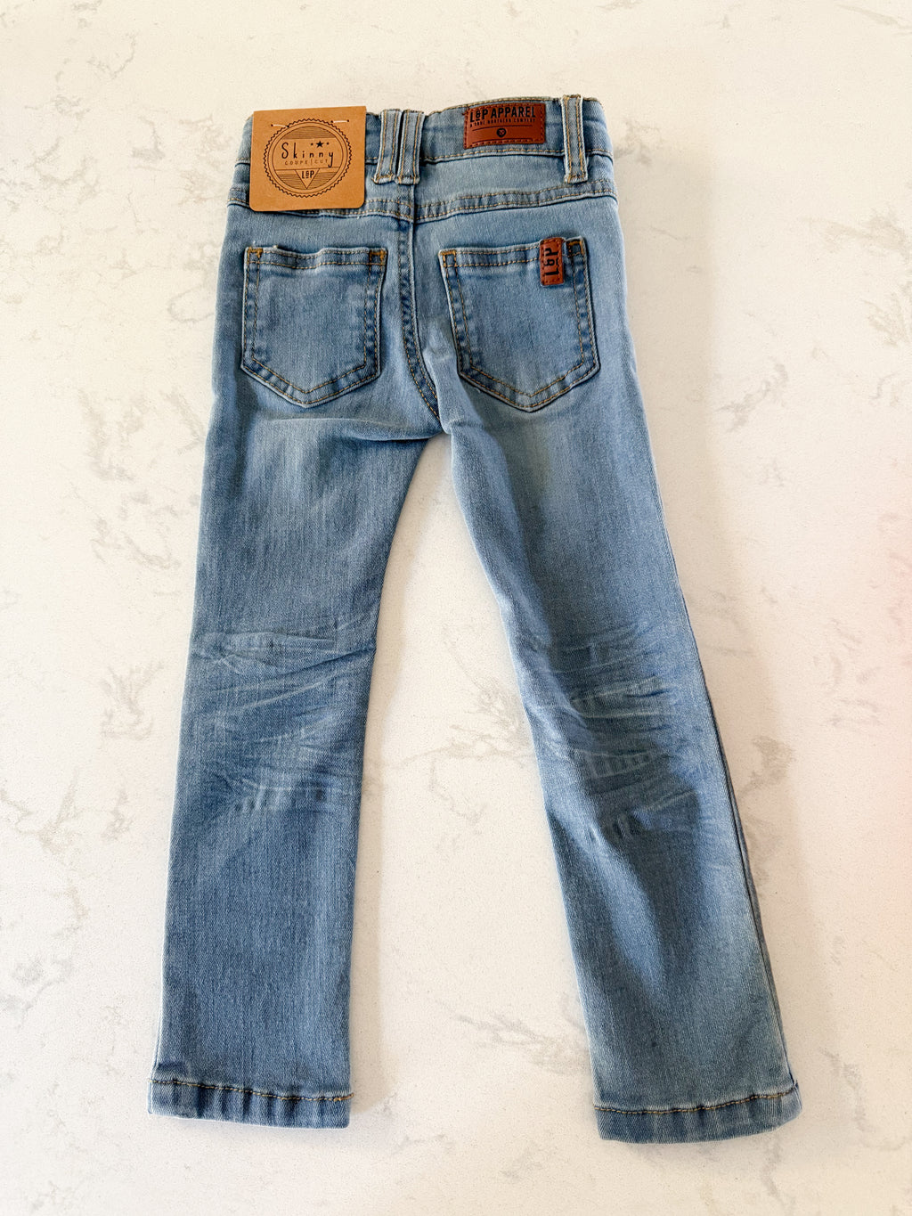 *Rescue*-L&P Apparel- skinny cut jeans- sky
