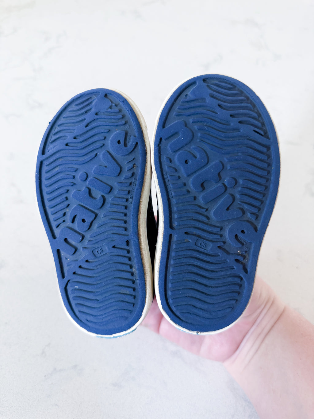 Natives- 5C- PLAY- navy blue slip ons