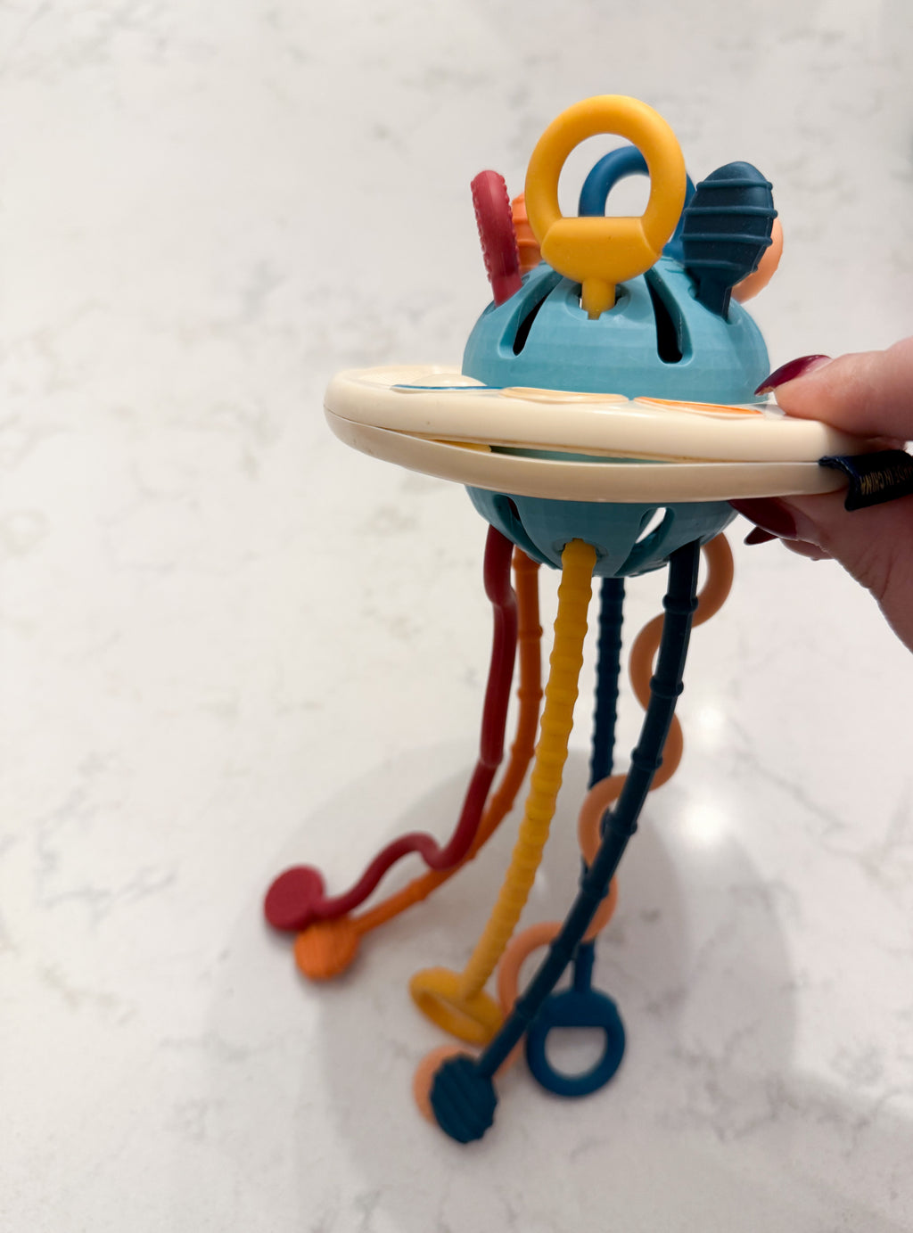 Montessori pull string sensory toy- PLAY