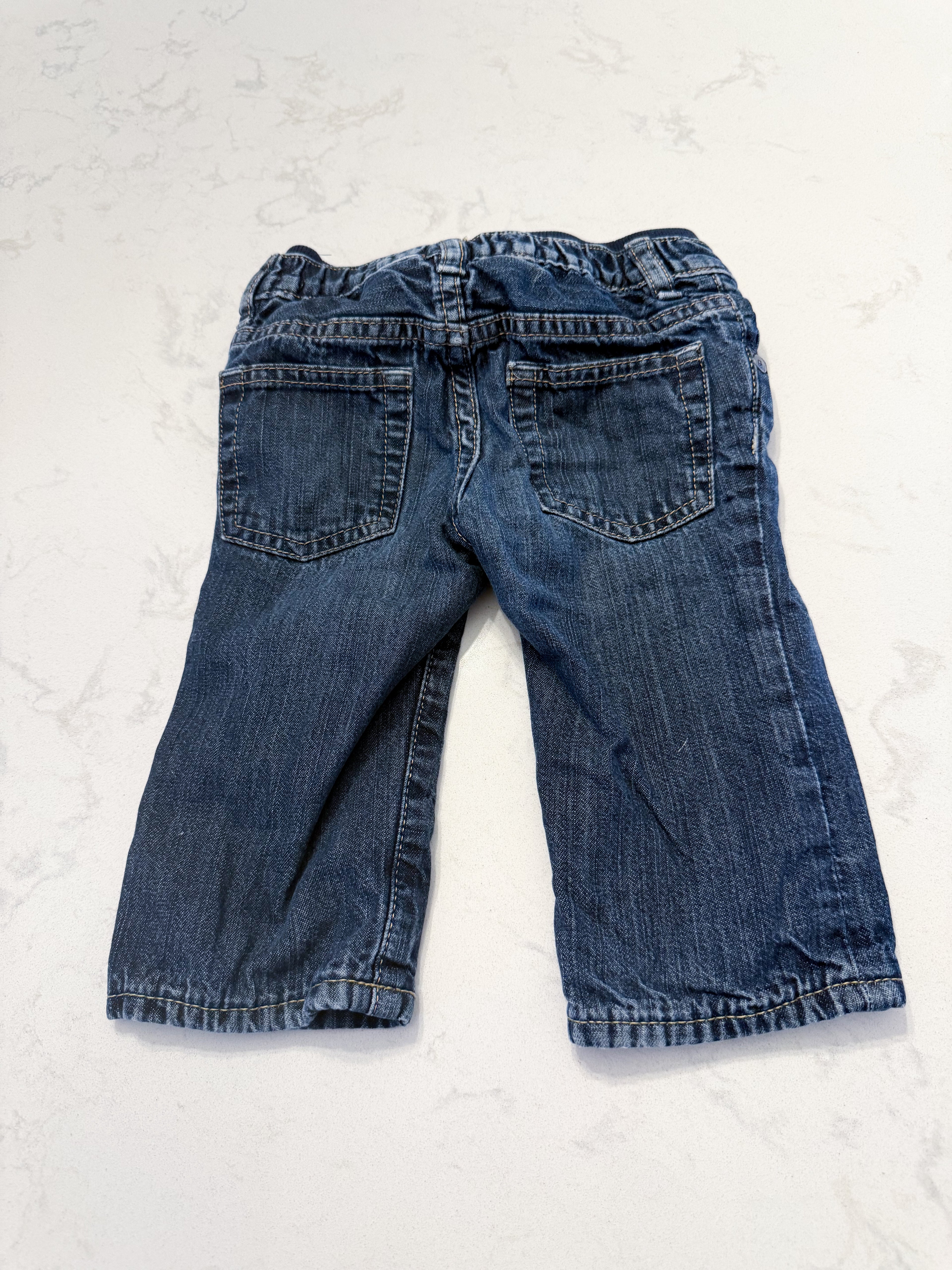 Gap- 6-12m- VGUC- elastic waist jeans