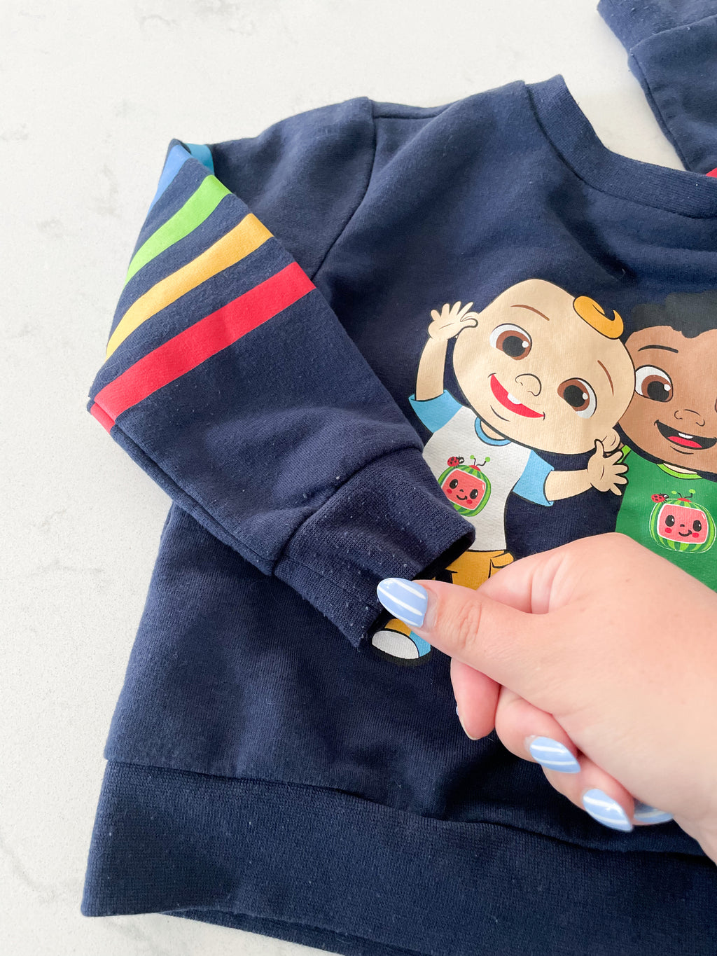 Cocomelon-2T-GUC- navy blue Cocomelon crewneck