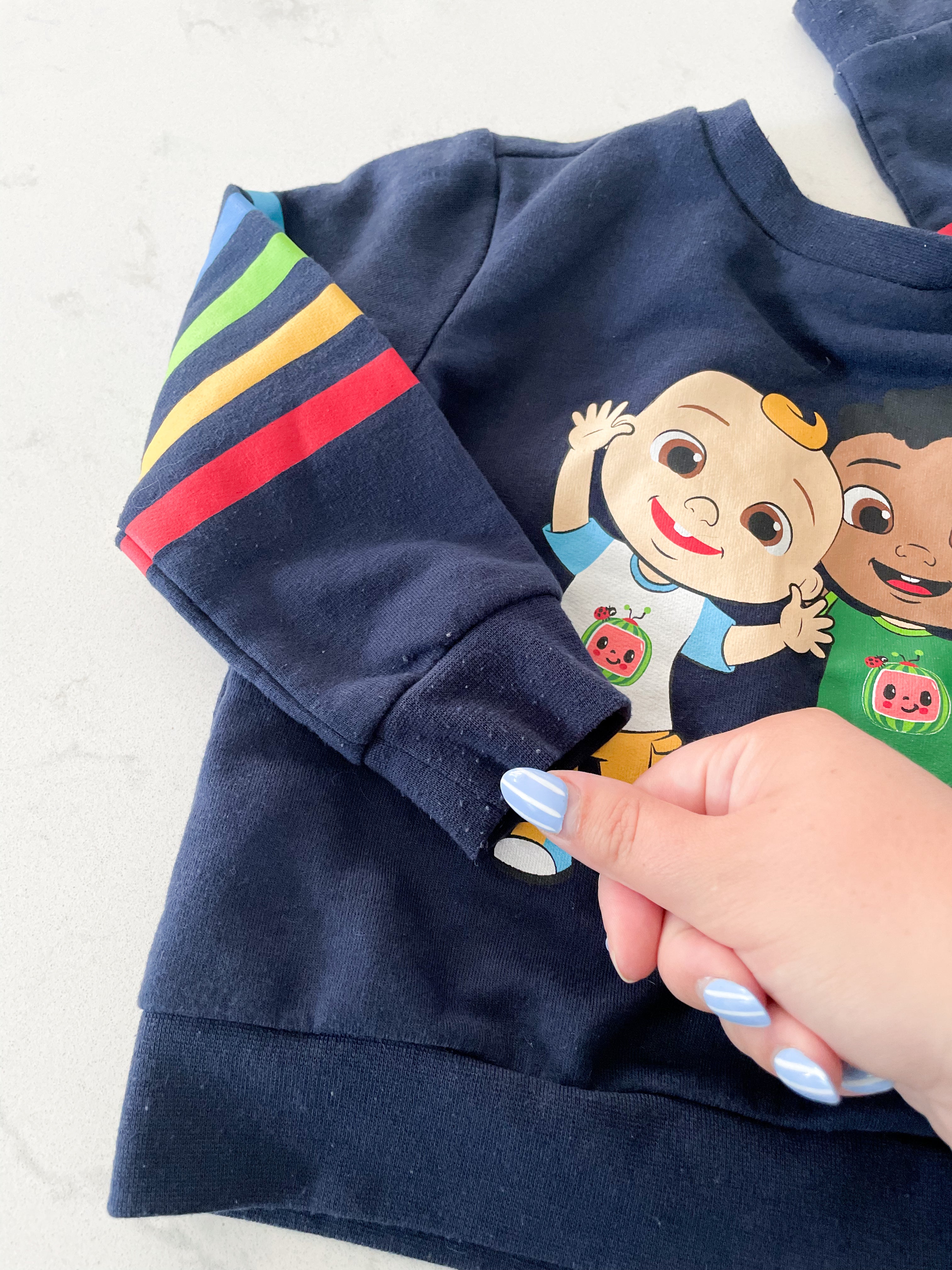 Cocomelon-2T-GUC- navy blue Cocomelon crewneck