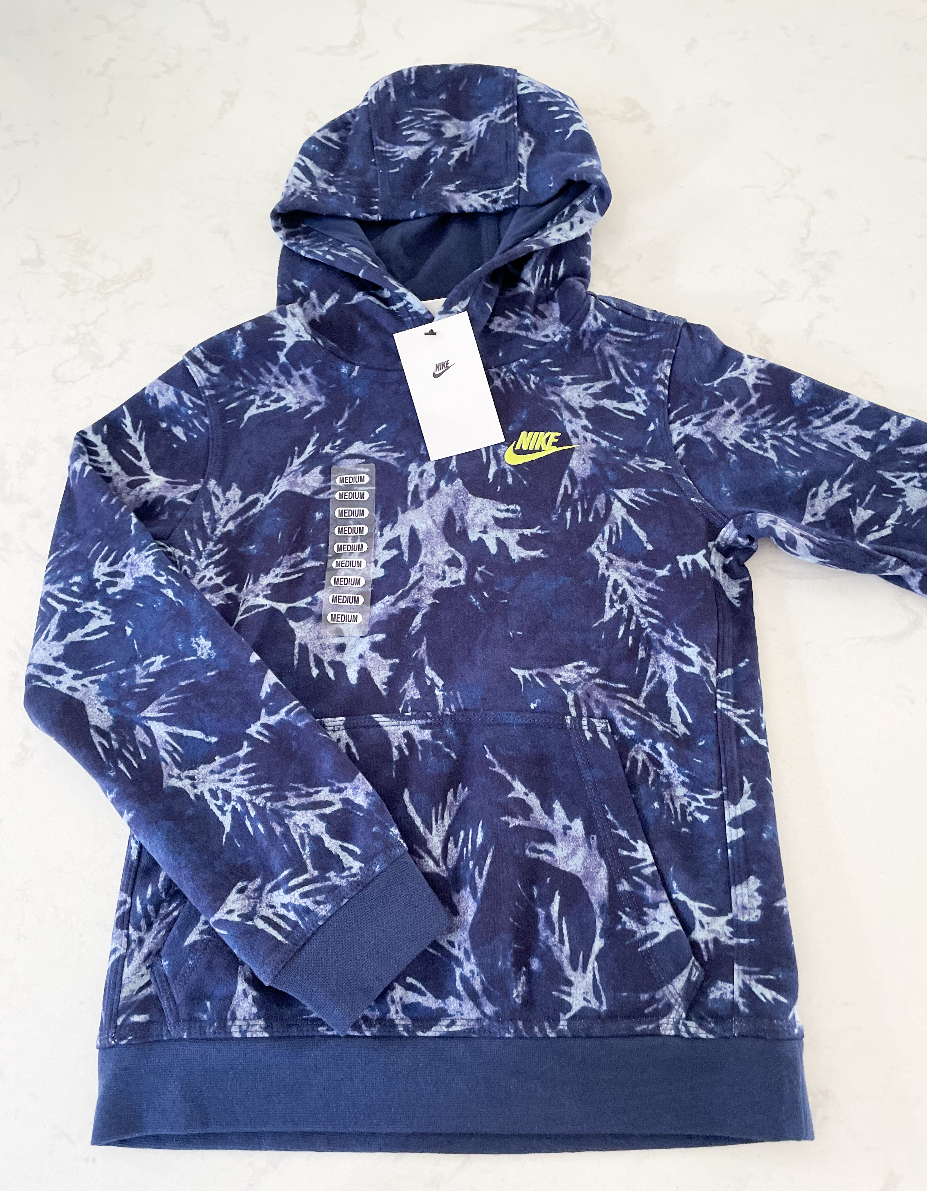 Nike- M (10-12Y)- blue and purple hoodie