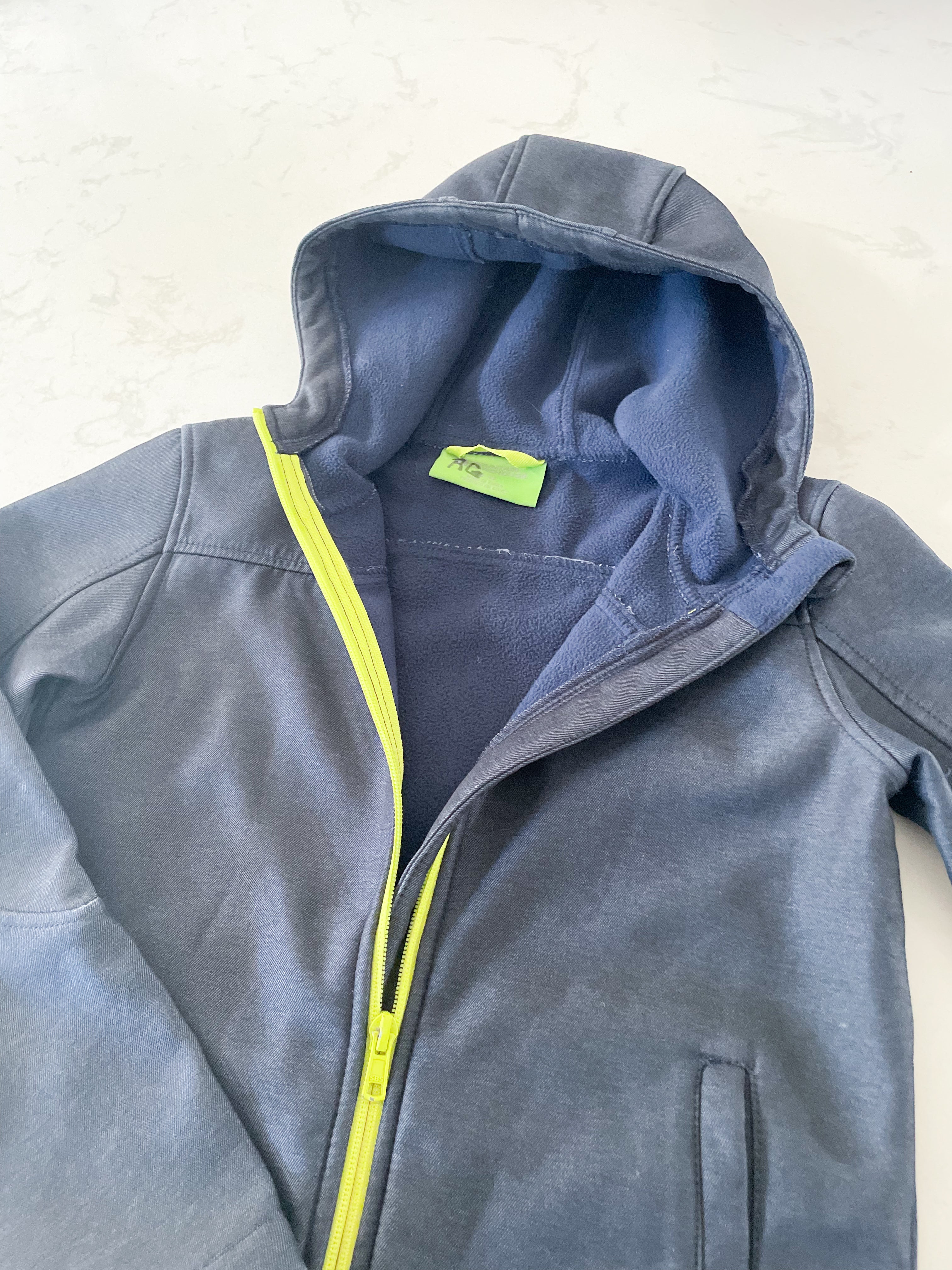 Mountain Warehouse-9-10Y-PLAY- dark grey soft shell fleece lined jacket