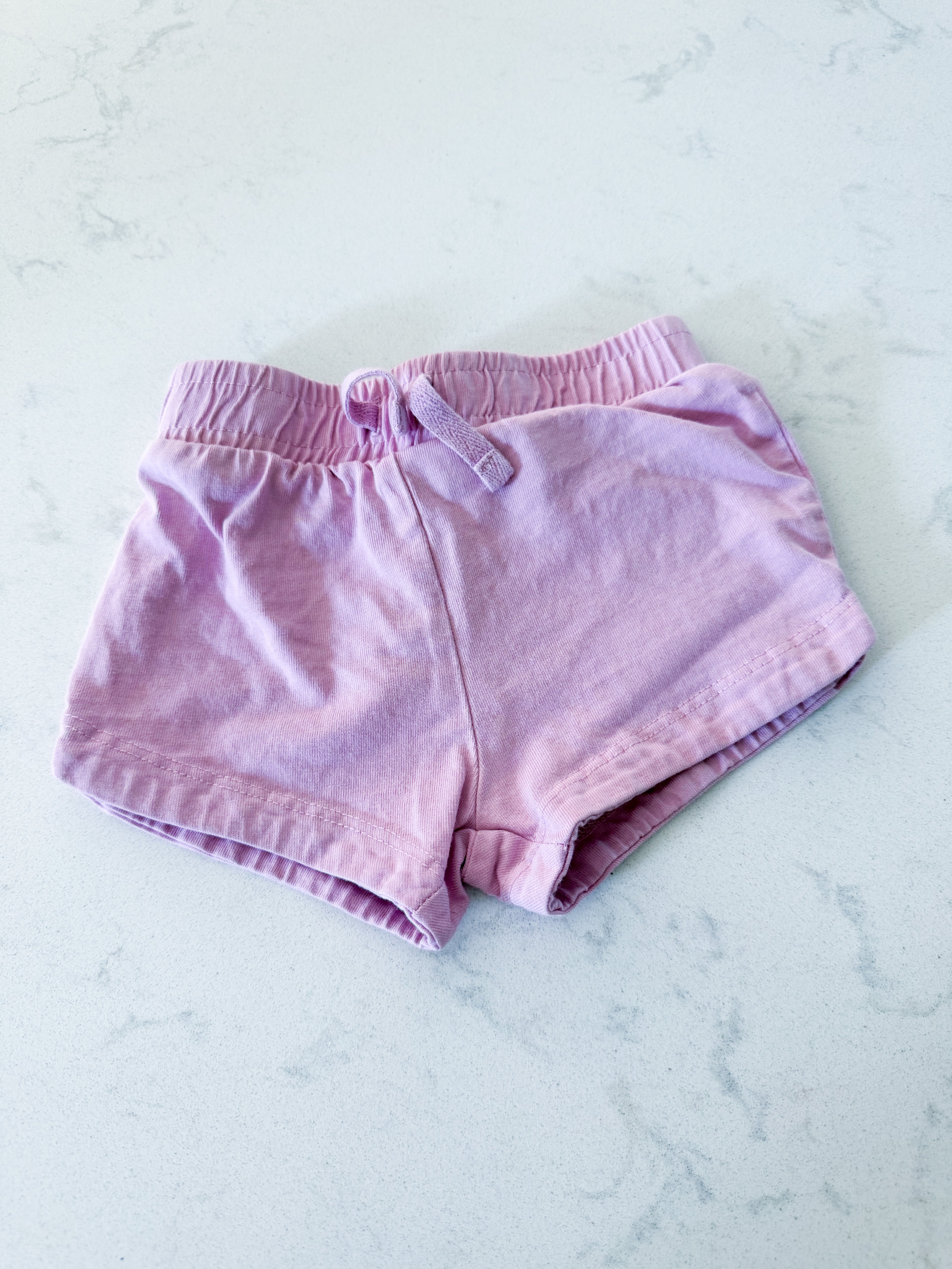 George- 3-6m- GUC- light purple shorts