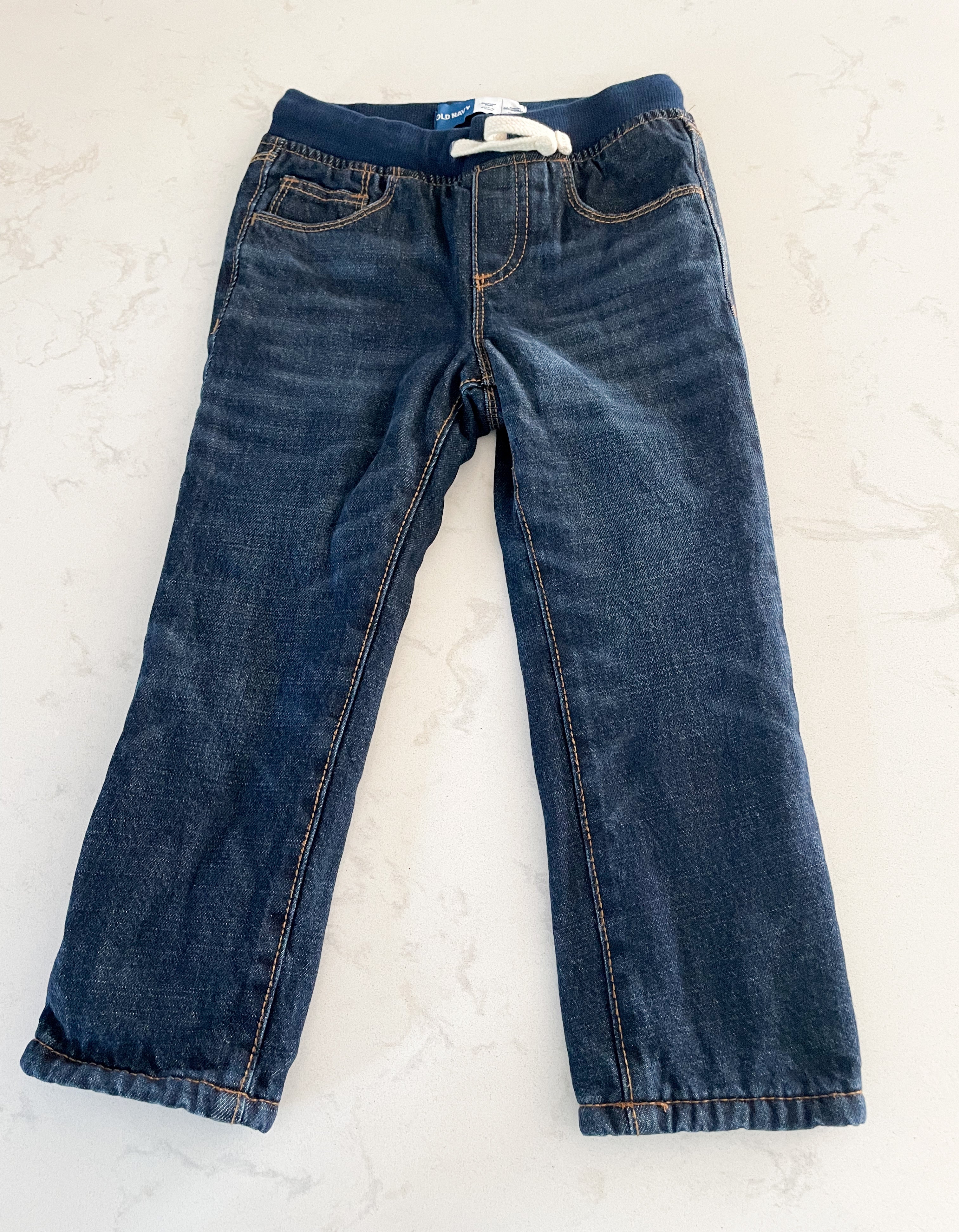 Old Navy-4T-VGUC- fleece lined jeans