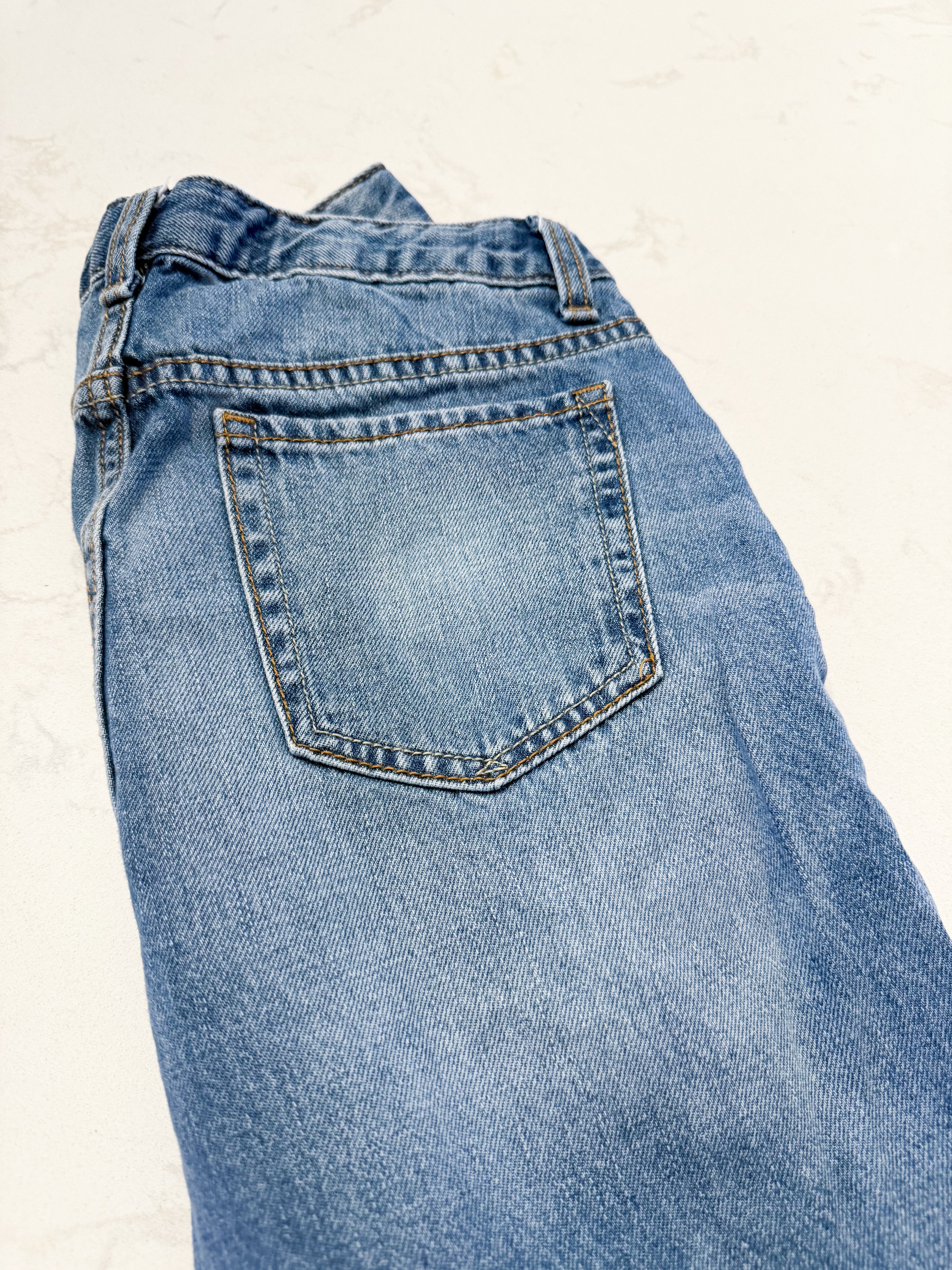 Gap- 12Y- PLAY- blue girlfriend distressed jeans