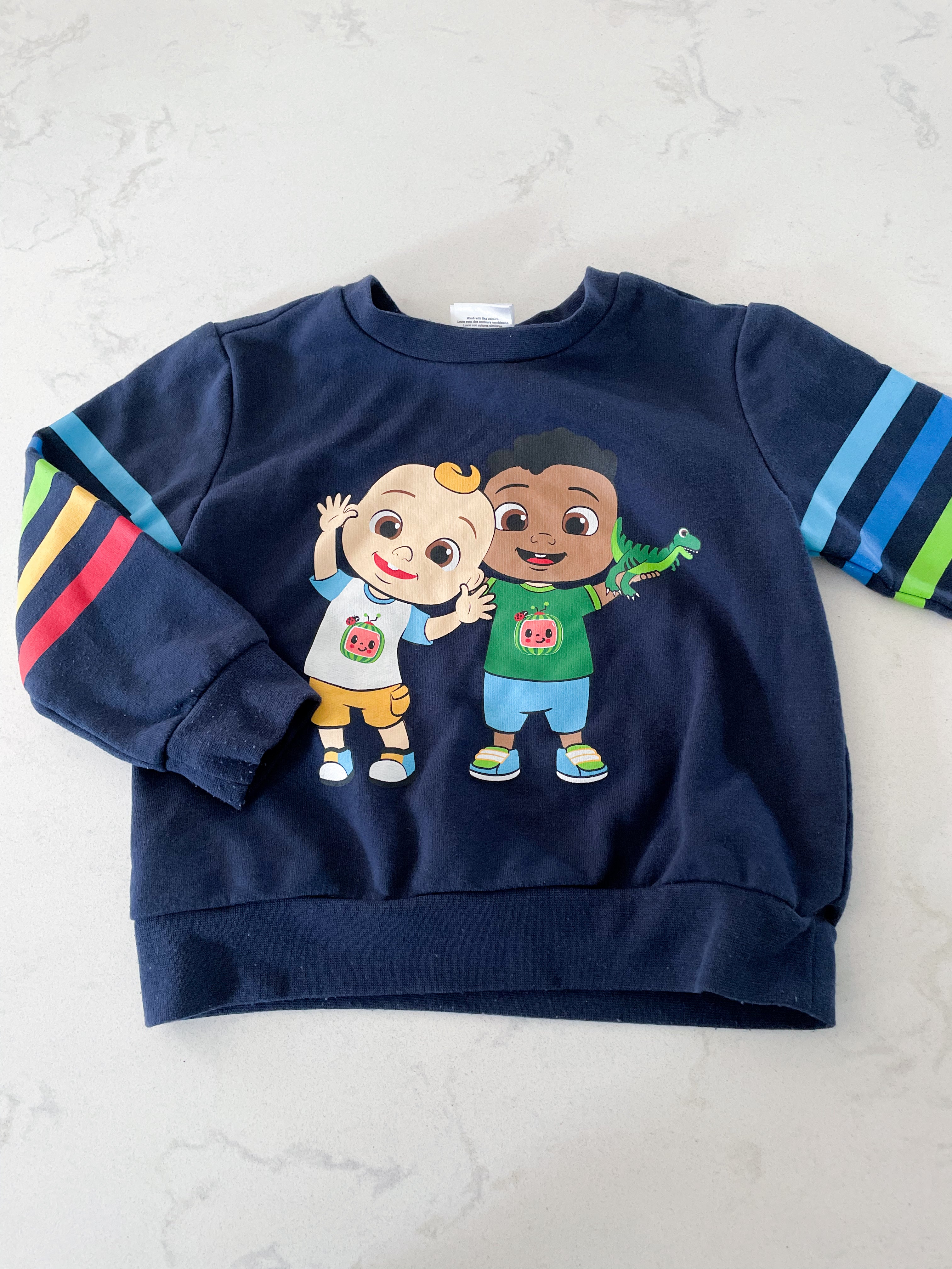 Cocomelon-2T-GUC- navy blue Cocomelon crewneck