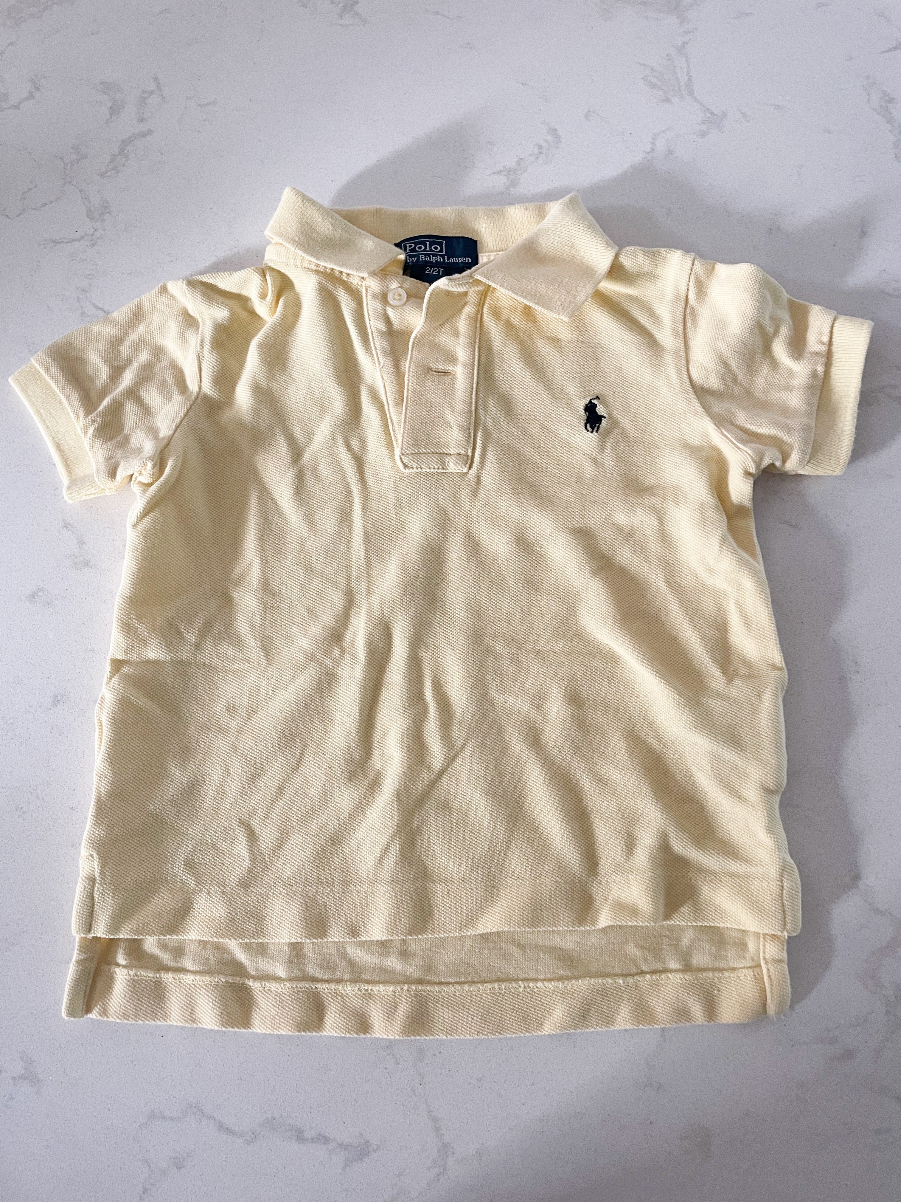 Polo by Ralph Lauren-2T- PLAY- light yellow polo