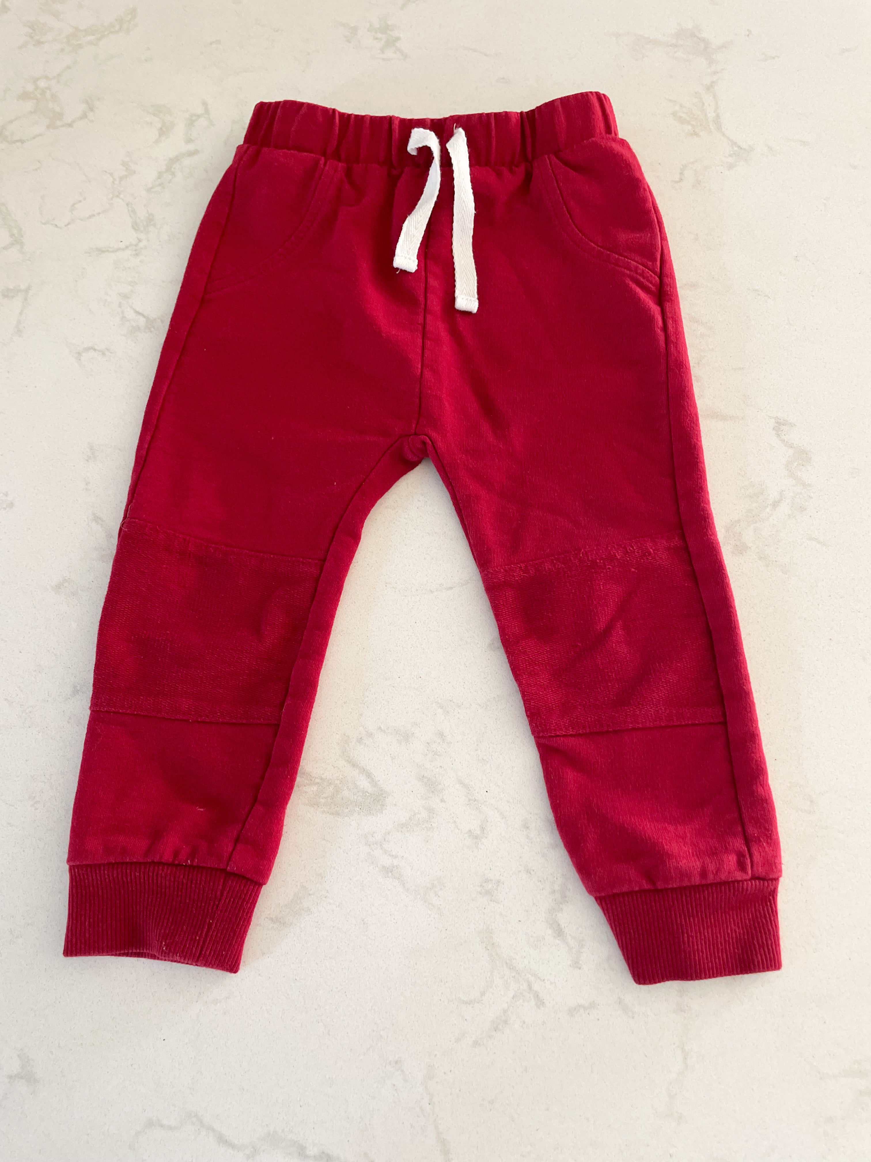 Petit Lem-24m-VGUC- red pants