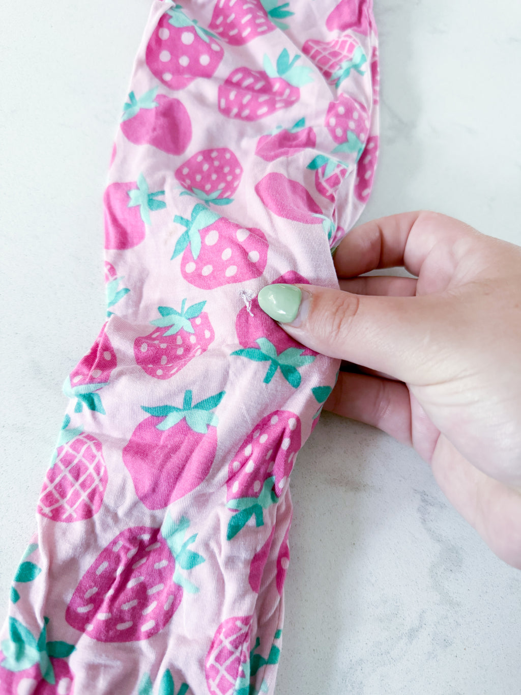 Little Sleepies- 2T- PLAY- pink bamboo two piece jammies with strawberries