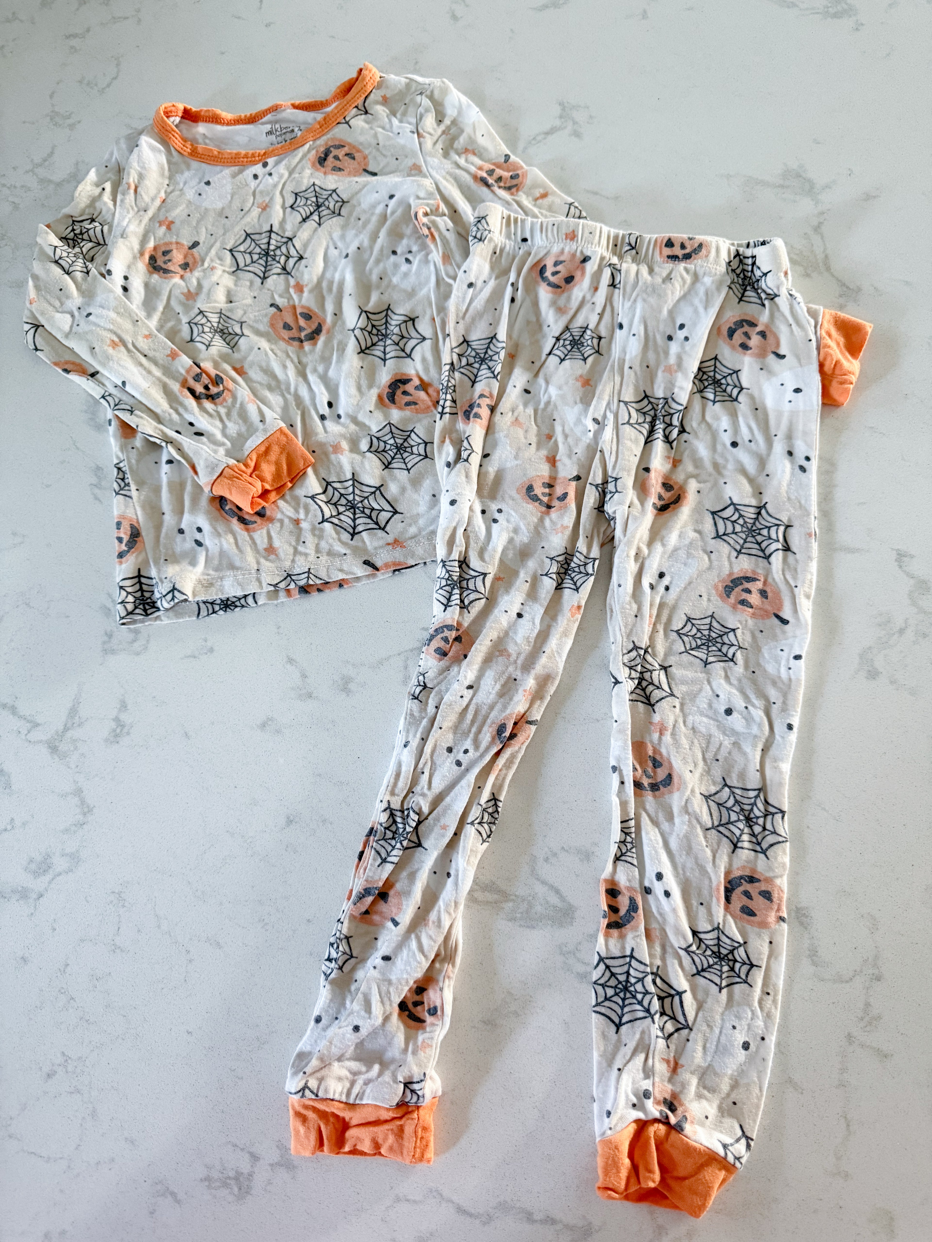 Milkberry- 4T- PLAY- bamboo Halloween two piece pajamas