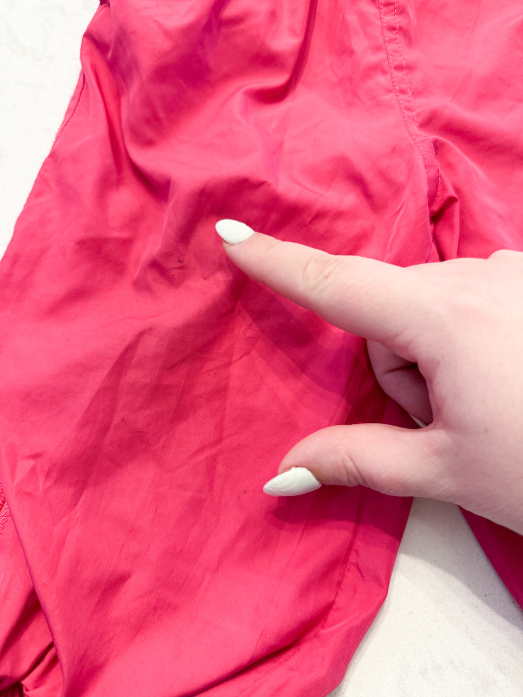 George- 6-12m- PLAY- bright pink splash pants with cotton lining