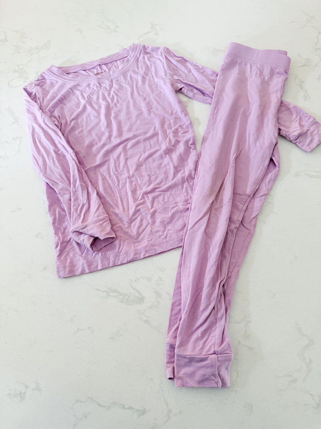 Little Sleepies- 3T- PLAY- light purple two piece bamboo Jammies