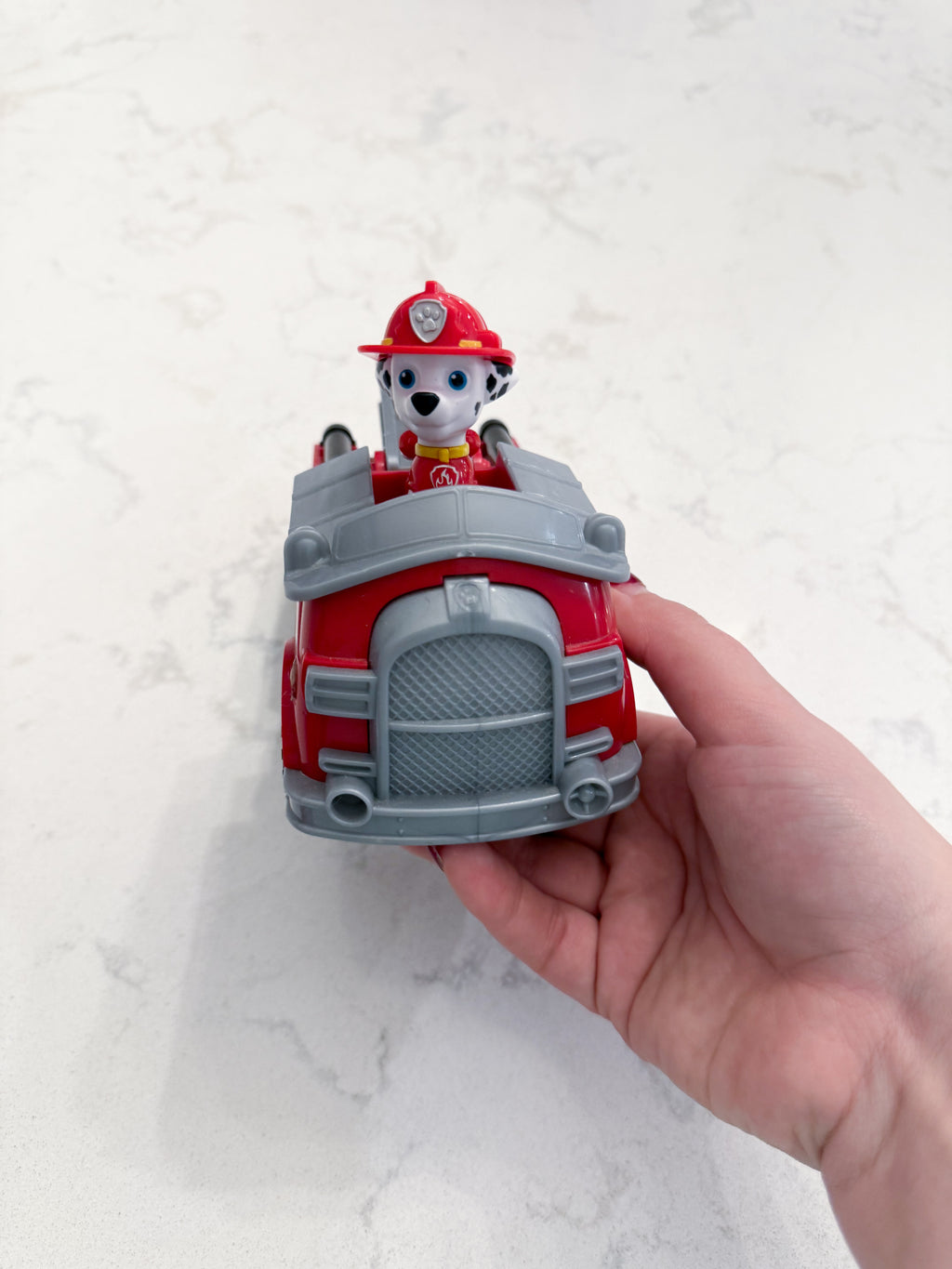 Paw Patrol- Marshall and vehicle- VGUC