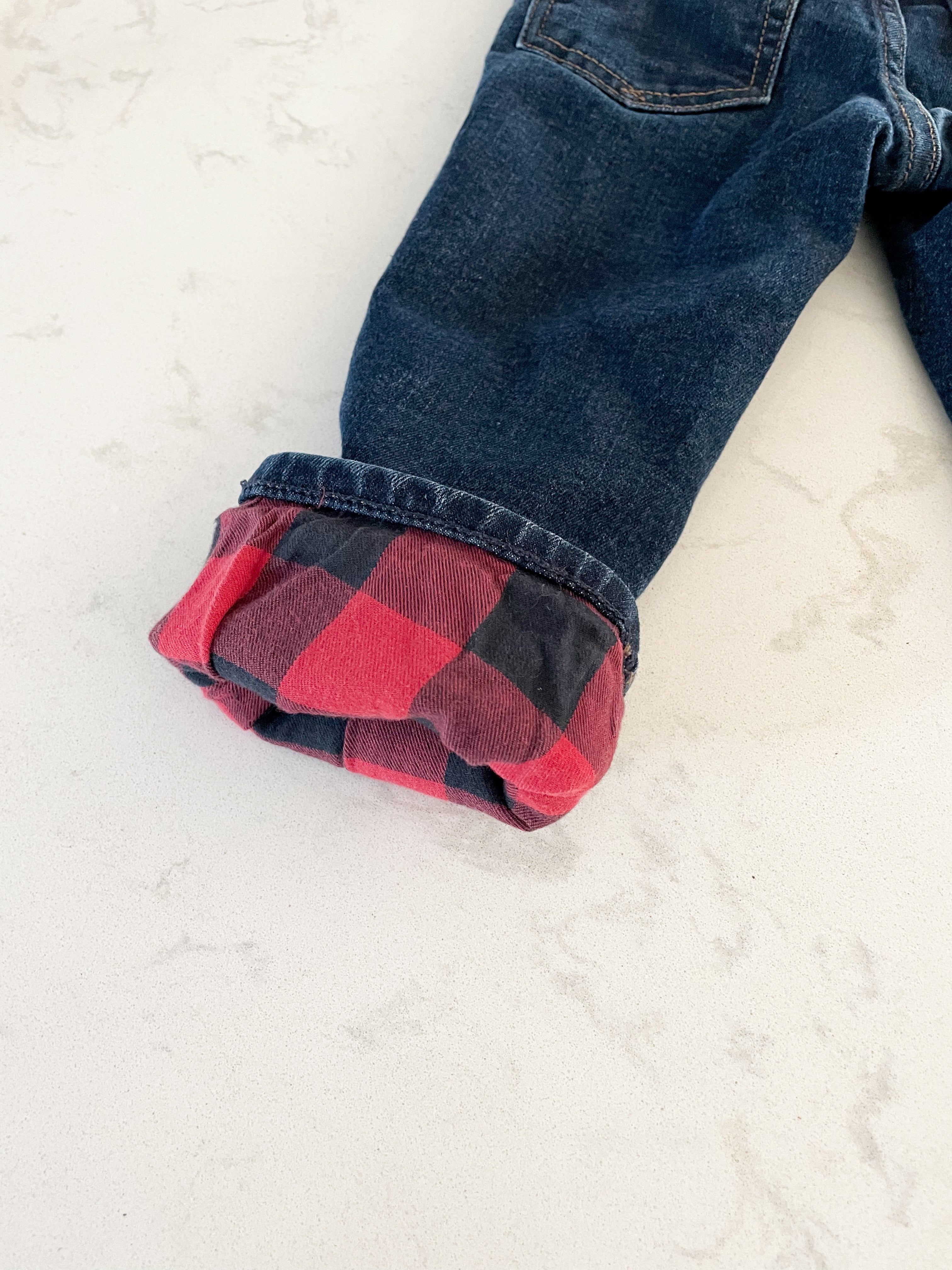 Gap-2T-VGUC- cotton lined jeans