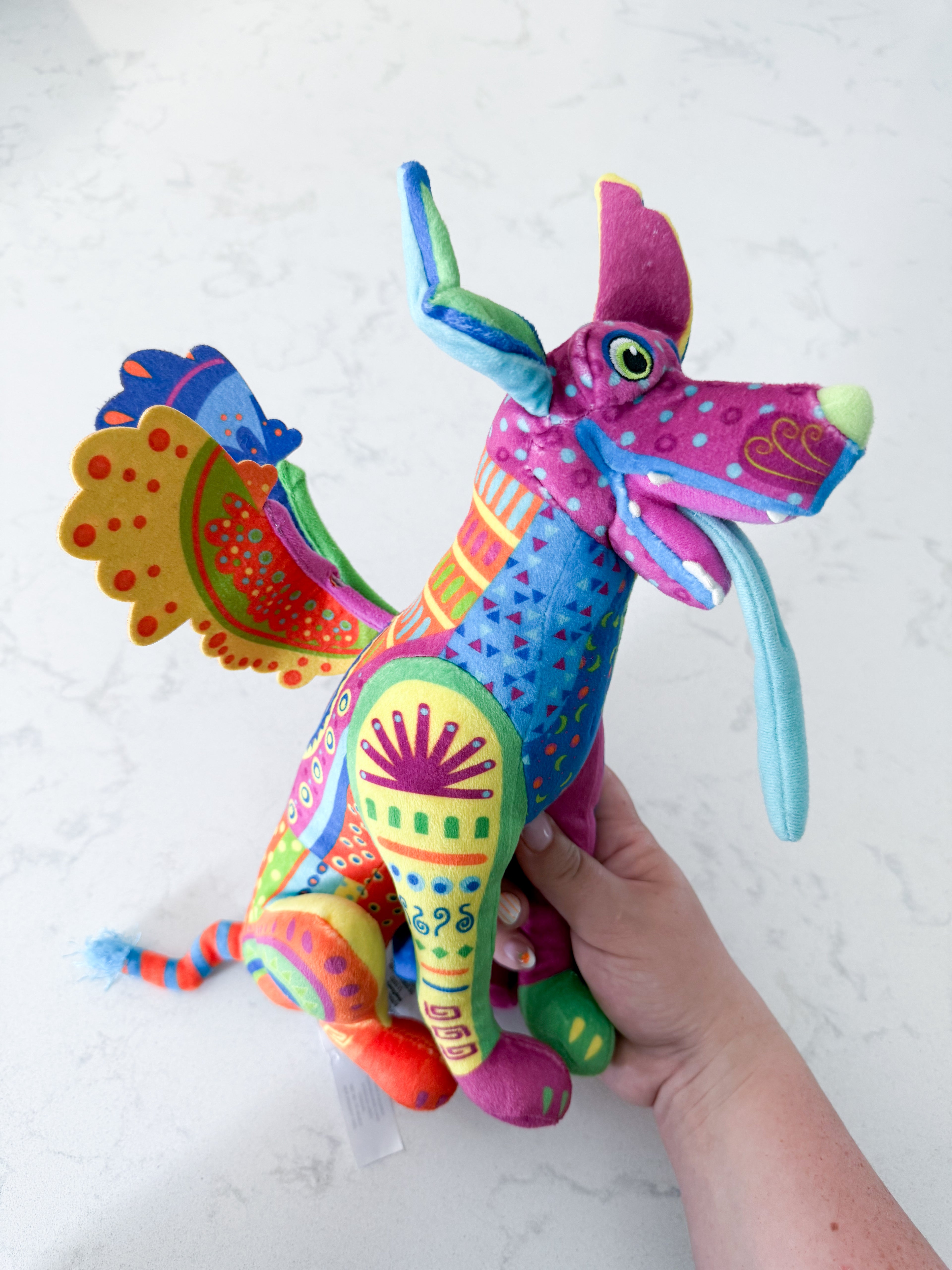 Dante (CoCo)- VGUC- colourful Disney plush dog