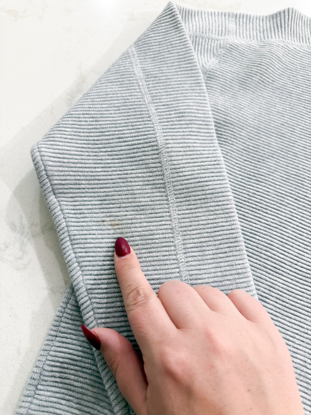 Zara- 11-12Y- PLAY- Grey ribbed crewneck