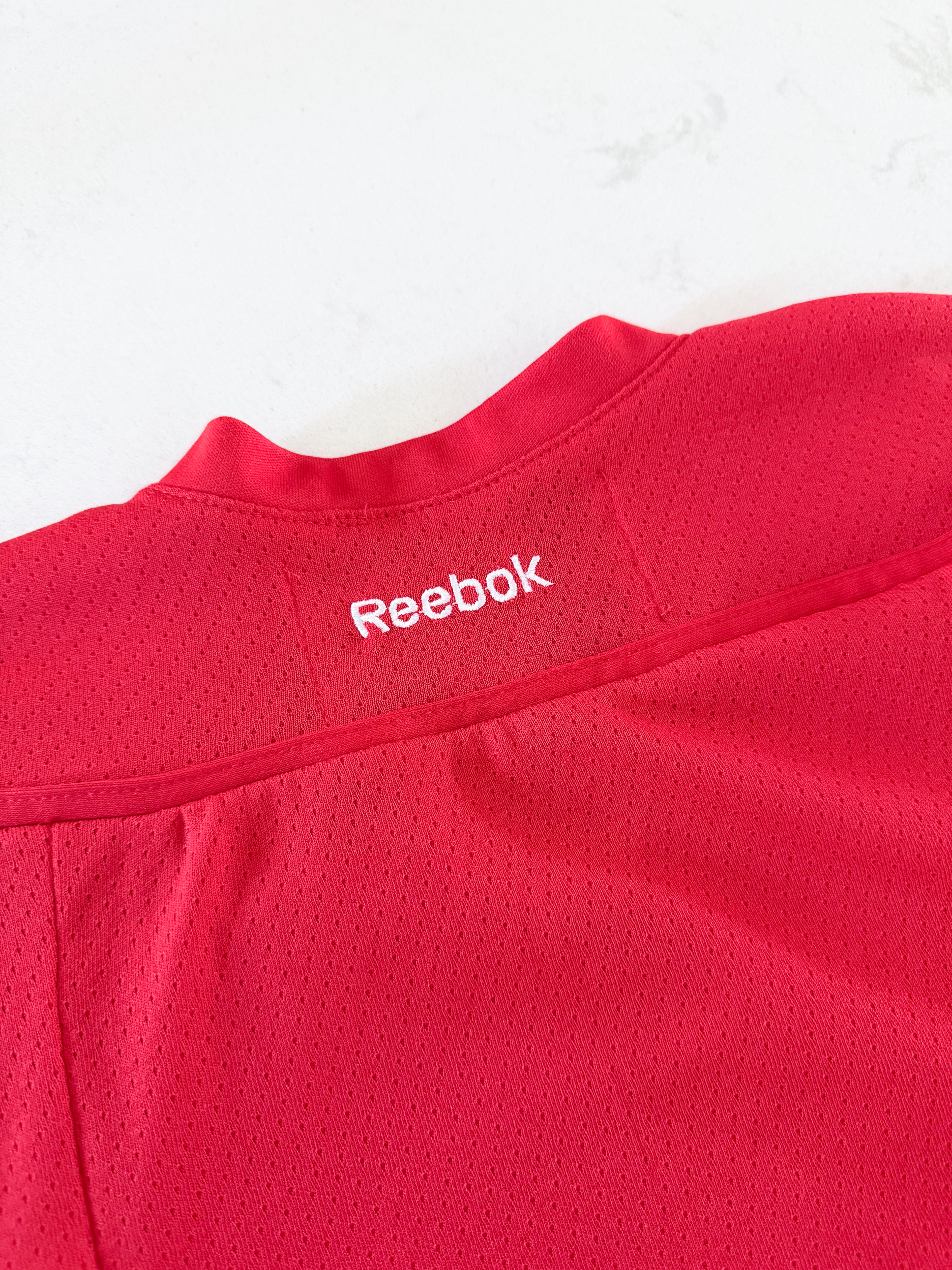 Reebok- 12-24m- VGUC- Detroit red wings hockey jersey