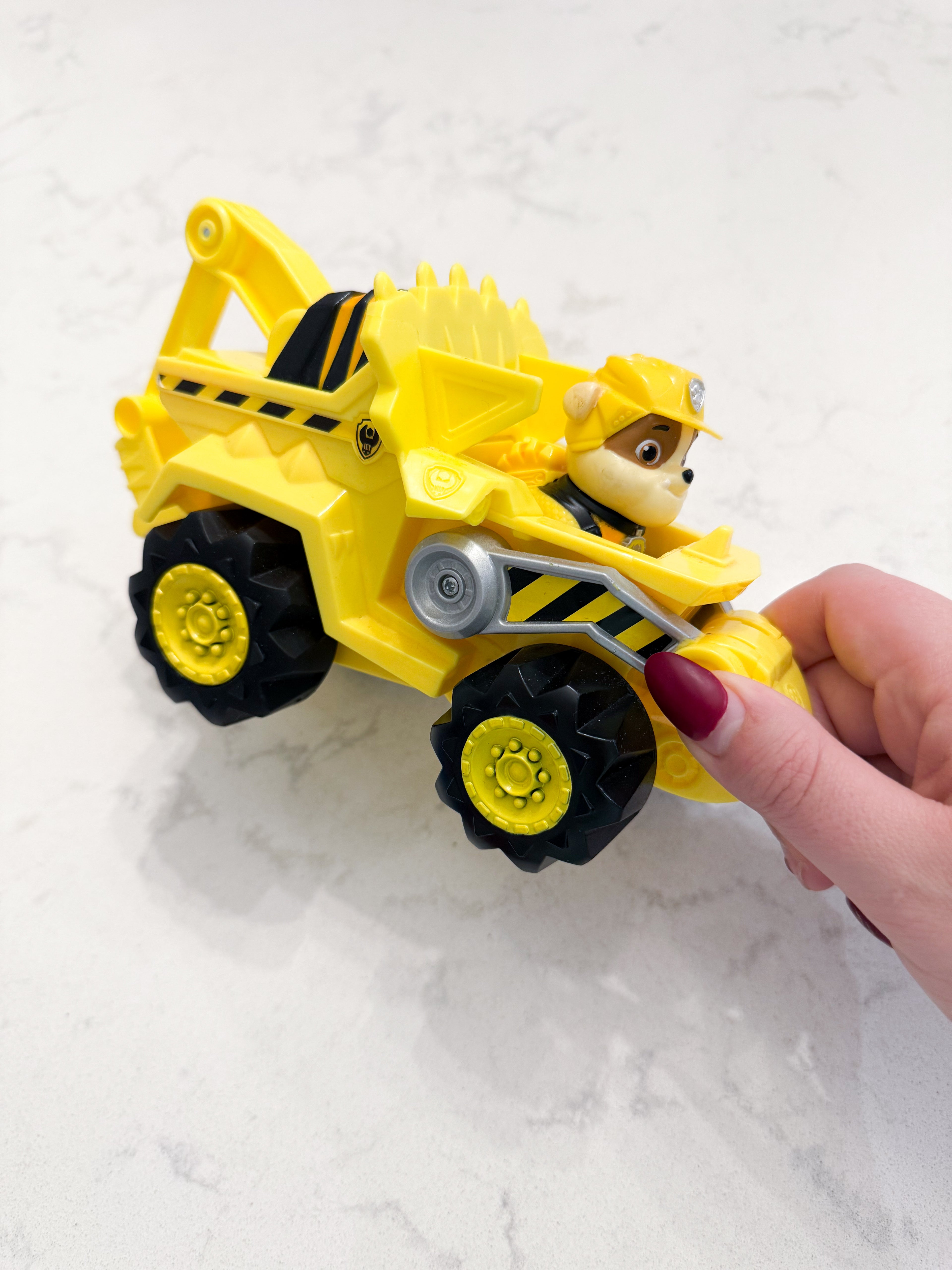 Paw Patrol- Rubble and vehicle- VGUC