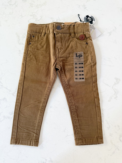 *Rescue*- L&P Apparel- skinny cut jeans- brown