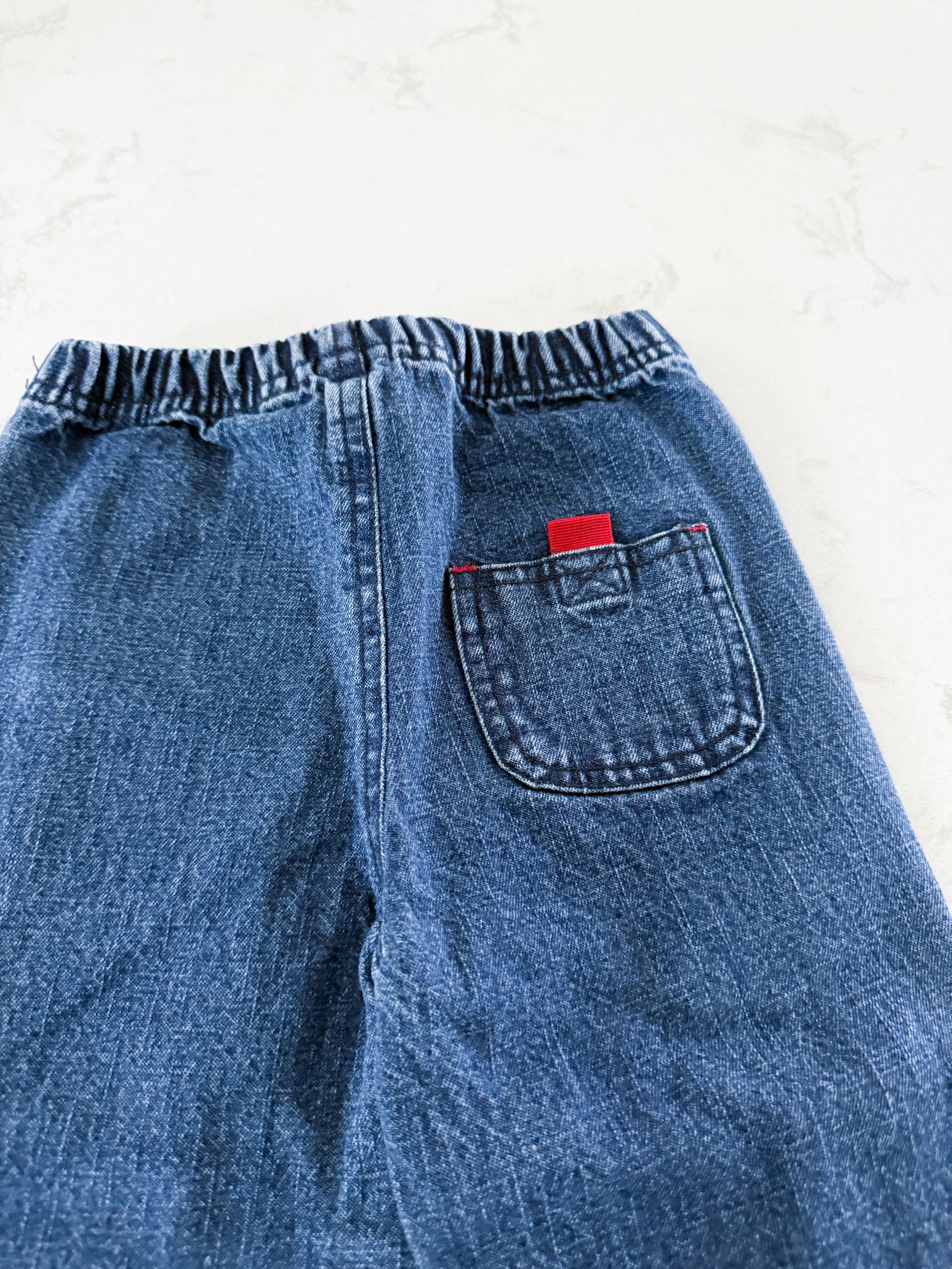 Disney(2005)- 18m- VGUC- jeans with embroidered goofy and football