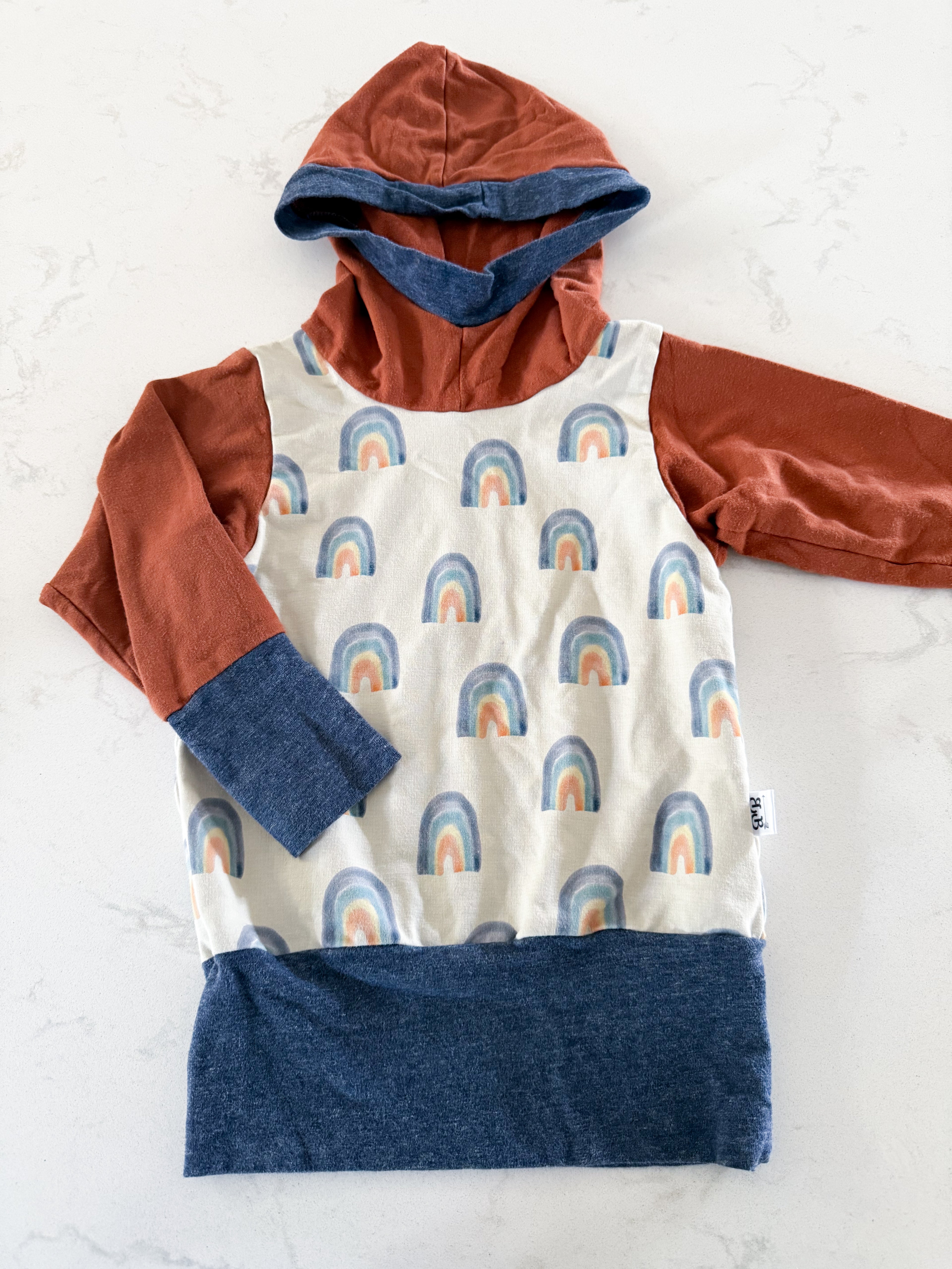 Unknown brand(homemade)-12-24m- GUC- grow with me hoodie