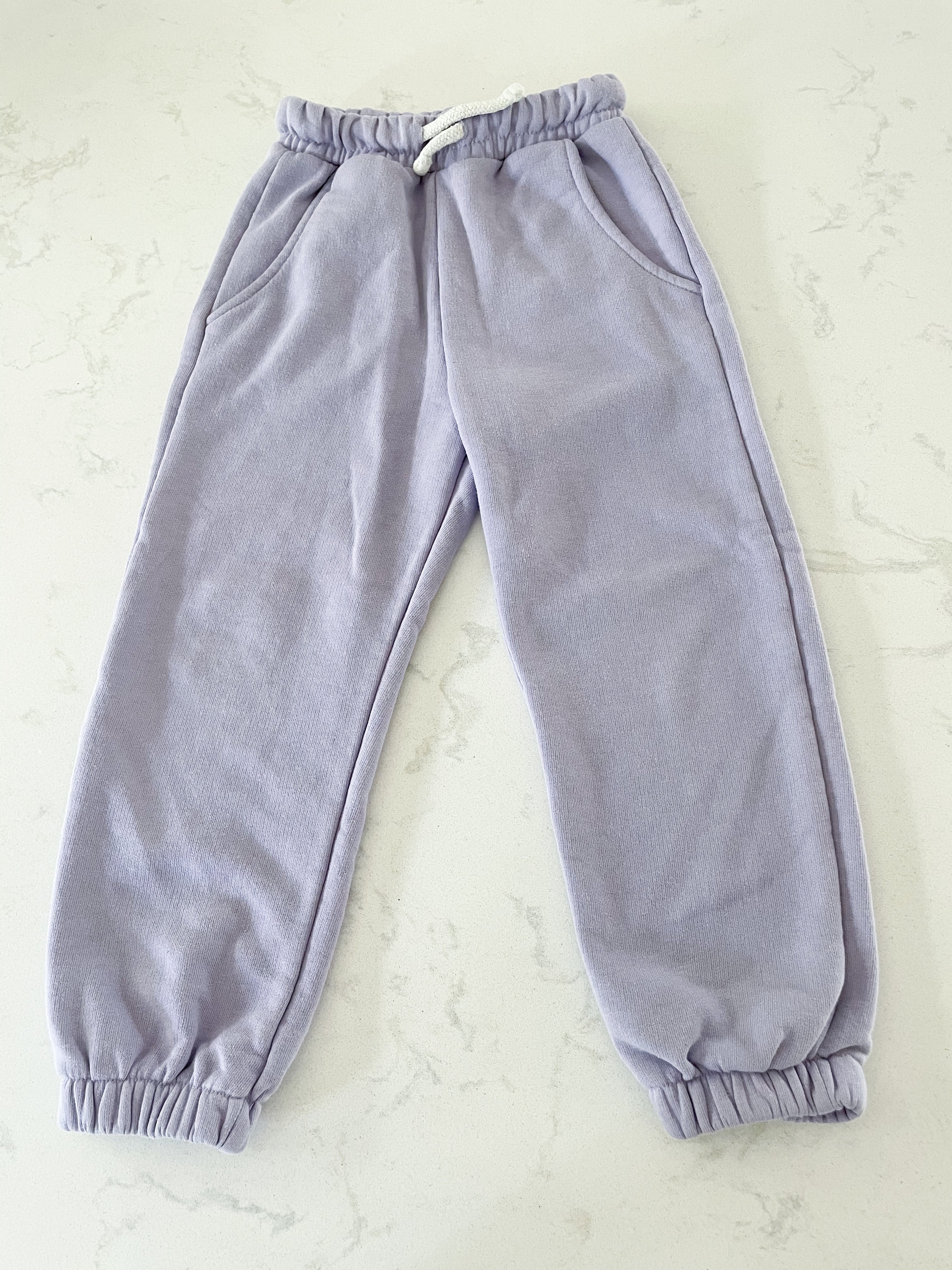 Zara- 4-5Y- sweatpants purple