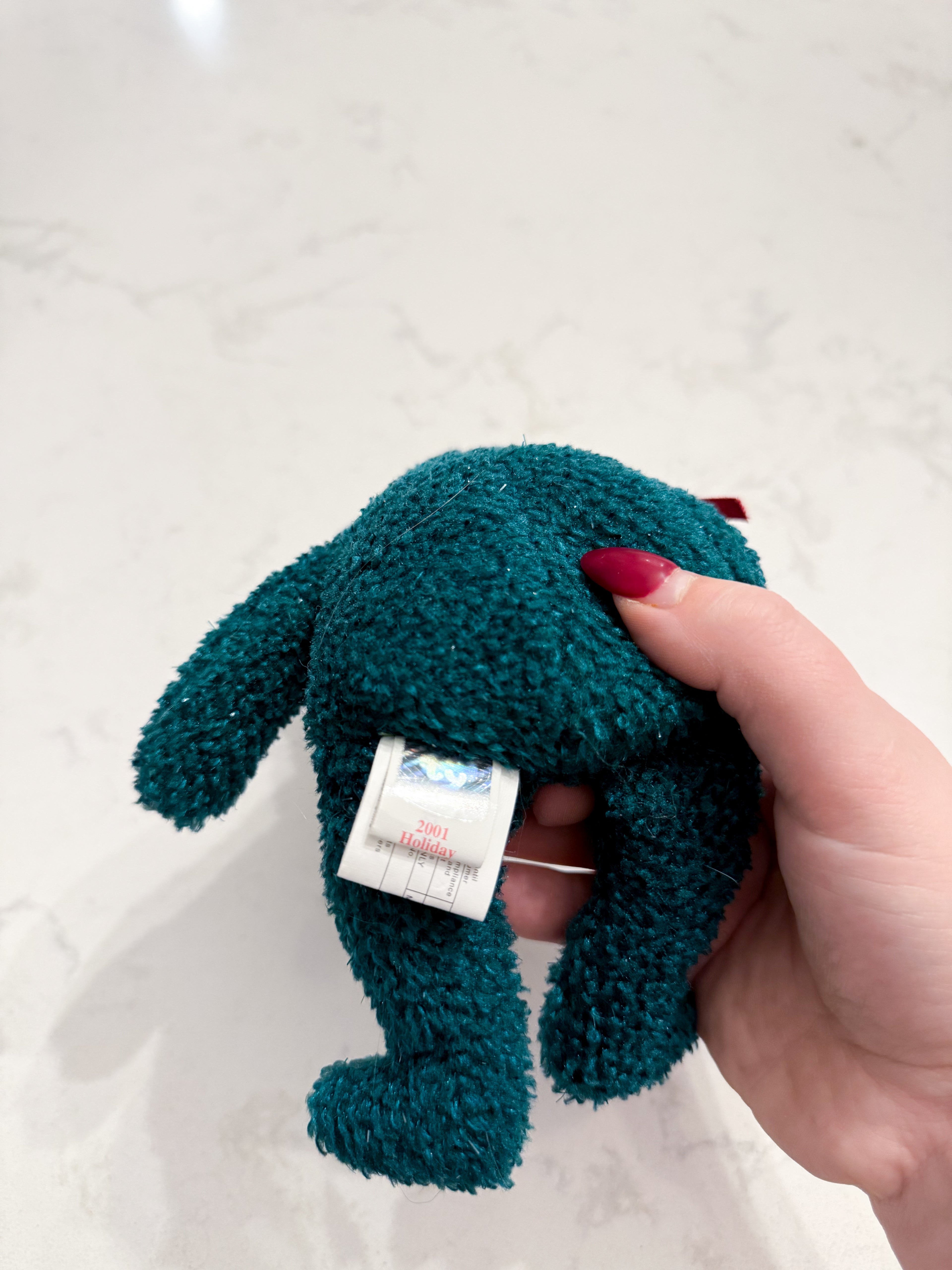 TY- beanie baby « holiday » circa 2001- with tag and tag protector VGUC