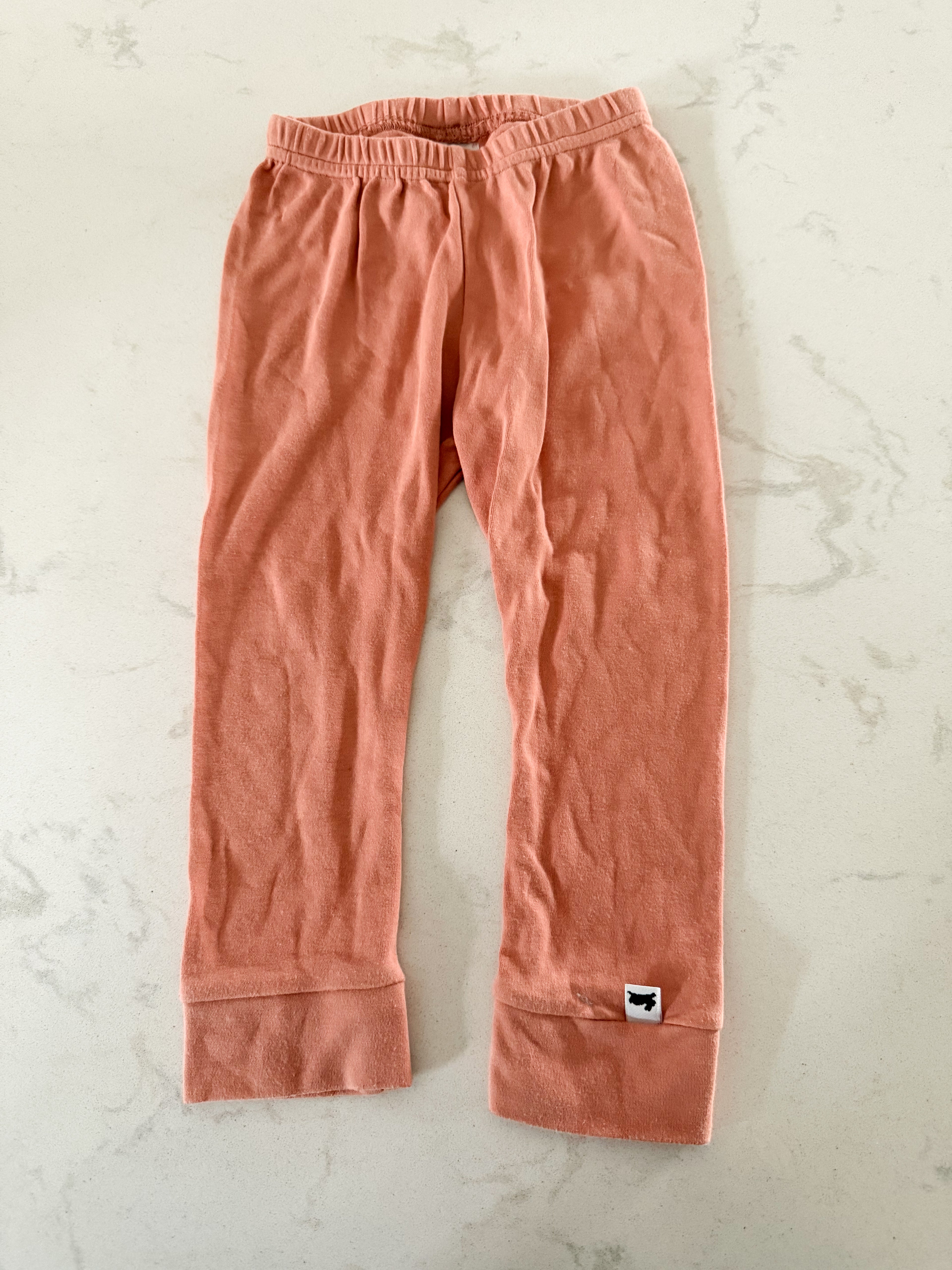 Little and Lively- 18-24m- GUC- peachy/beige leggings