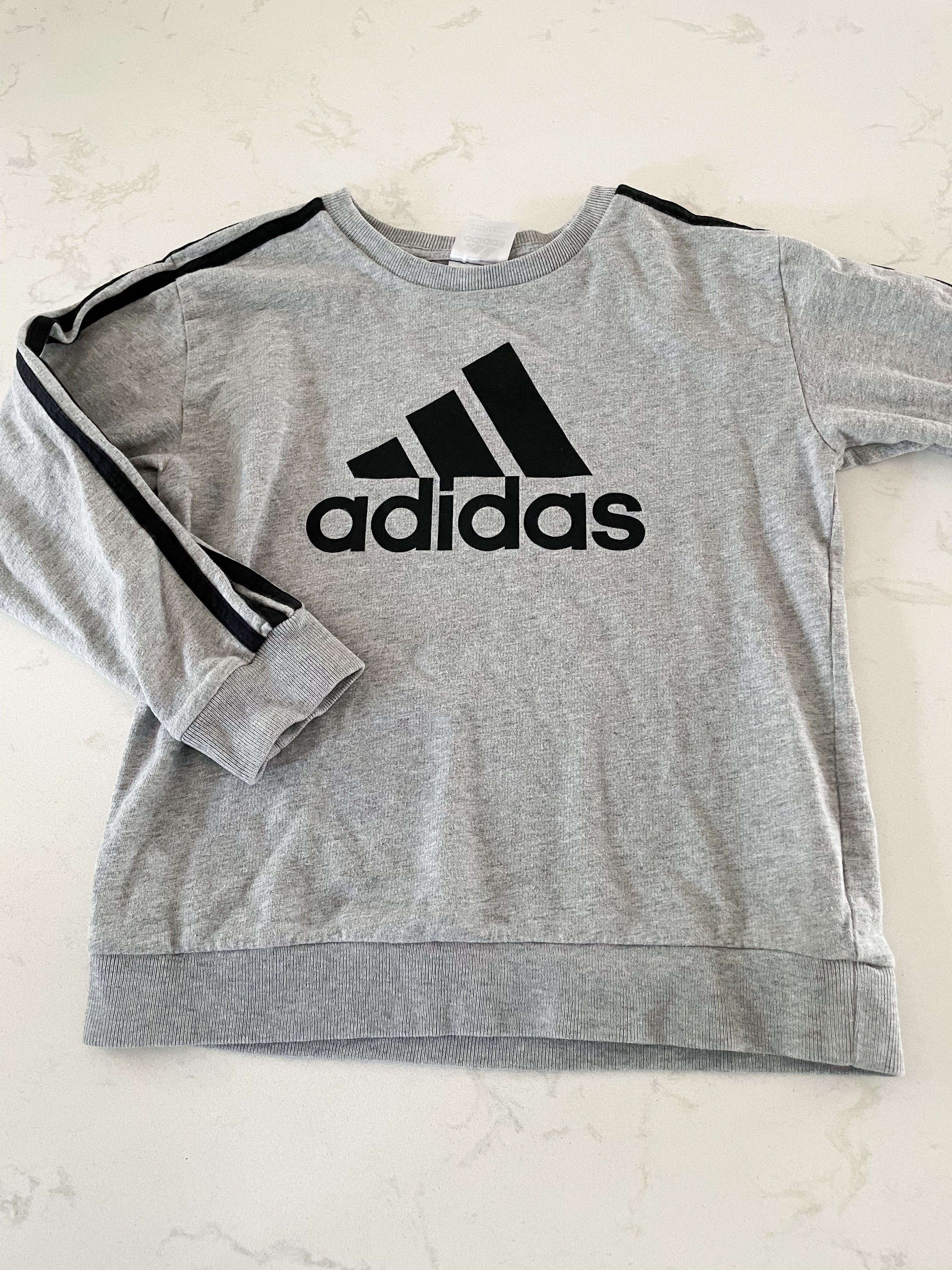 Adidas- 7Y- long sleeve thin sweater
