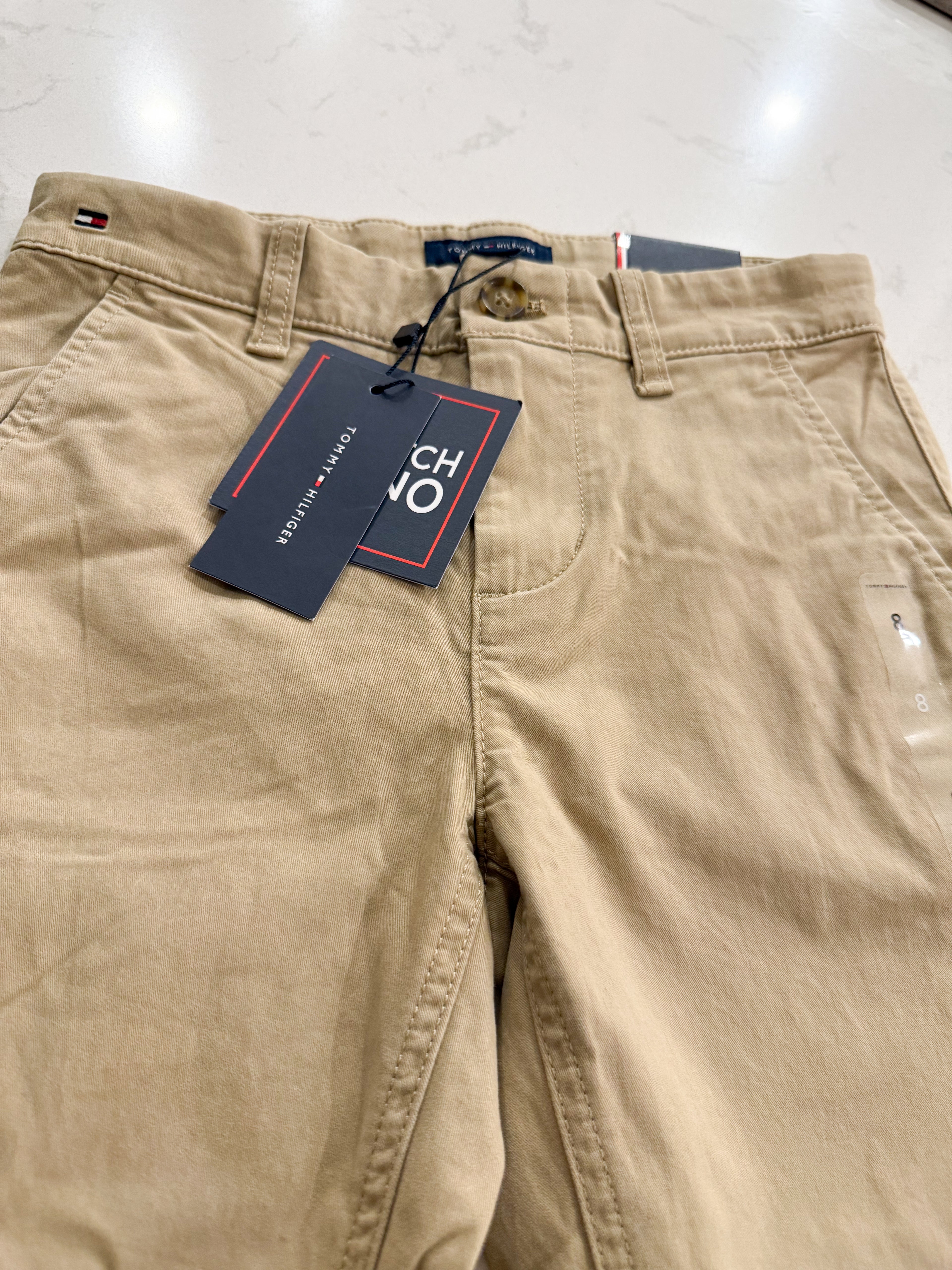 Tommy Hilfiger- 8Y- BNWT- tan khaki pants