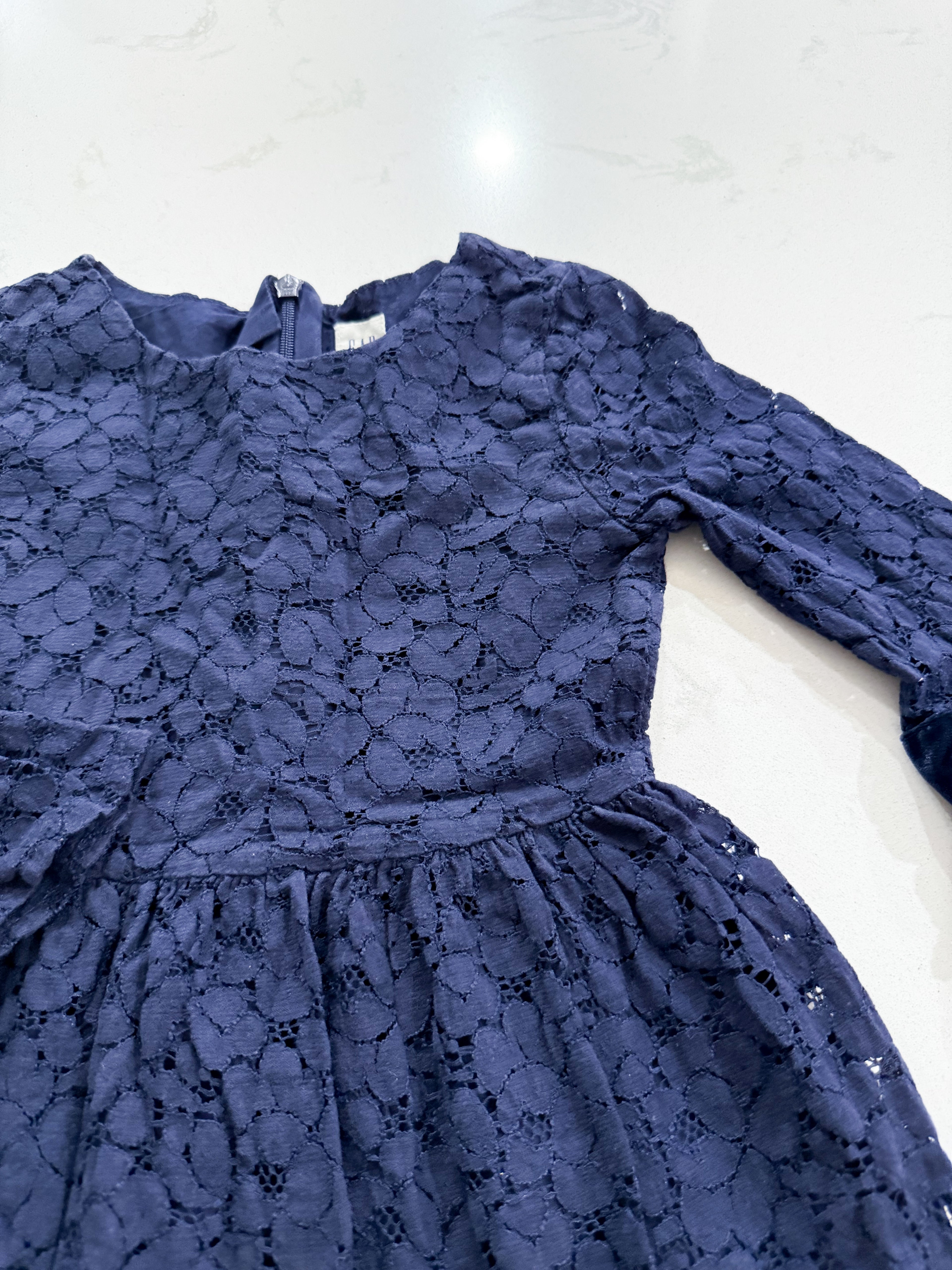 Gap Kids- 4-5Y- GUC- navy lace dress