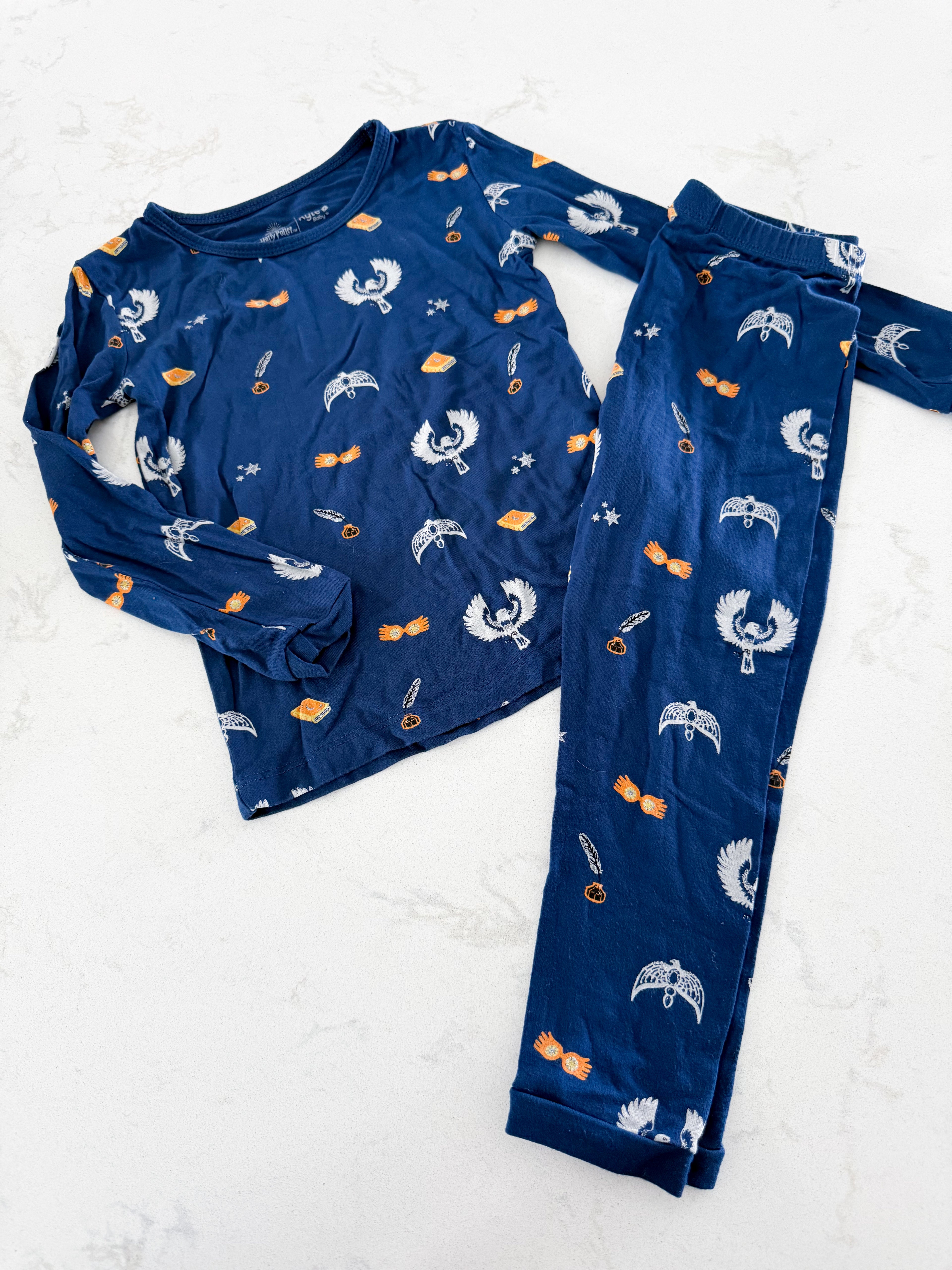 Kyte Baby- 3T- VGUC- two piece ravenclaw bamboo jammies