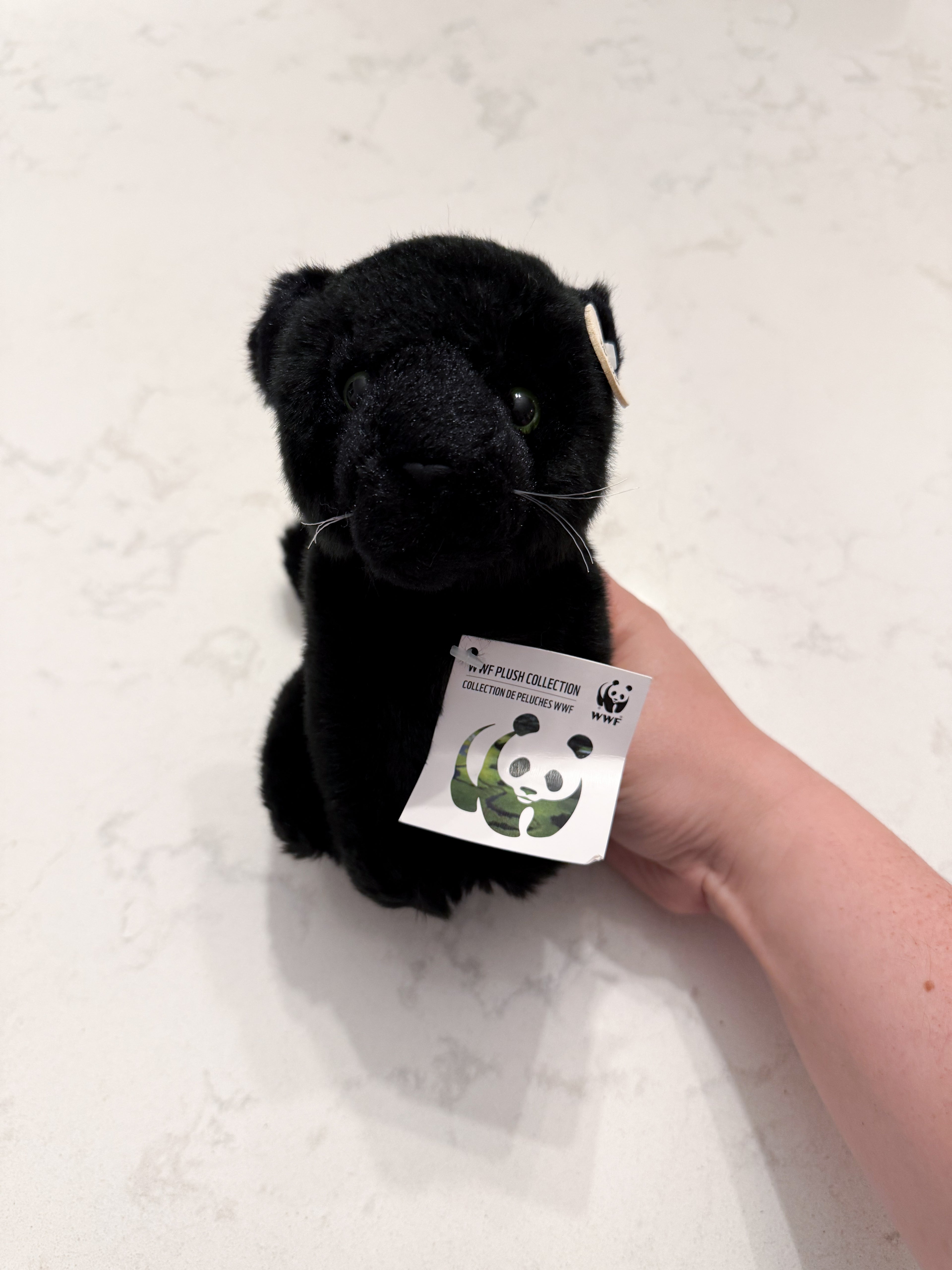 WWF- black Panther stuffie- BNWT