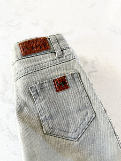 *Rescue*- L&P Apparel- skinny cut jeans- gray