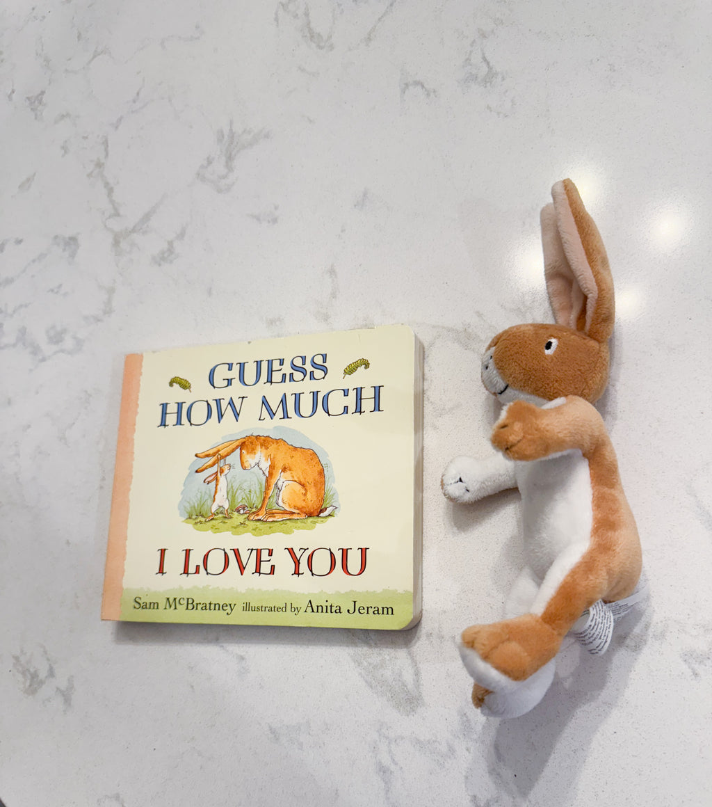 Guess How Much I Love You- hardcover book with little nutbrown hare- GUC