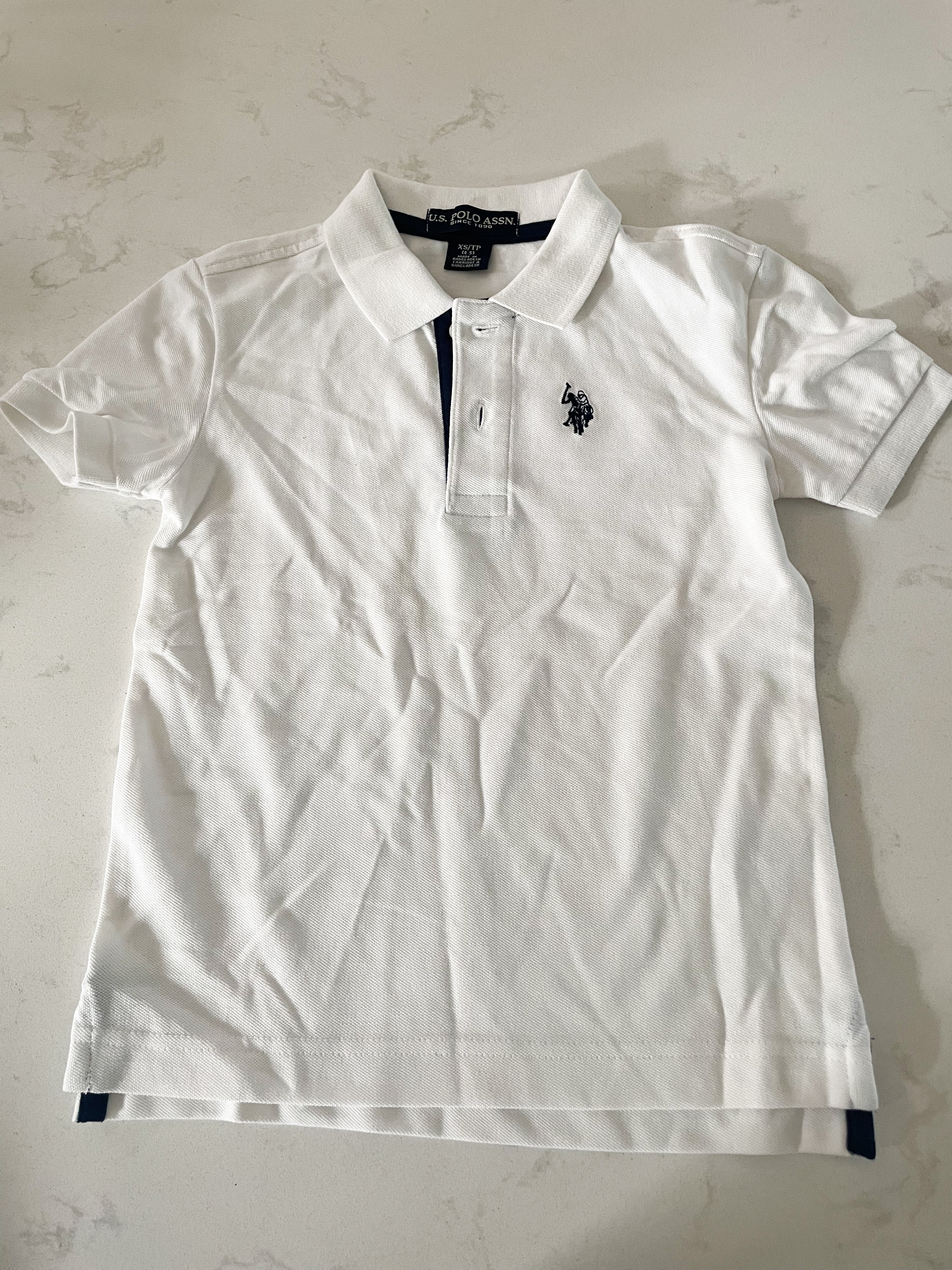 U.S Polo Association- 5T-BNWOT- white polo