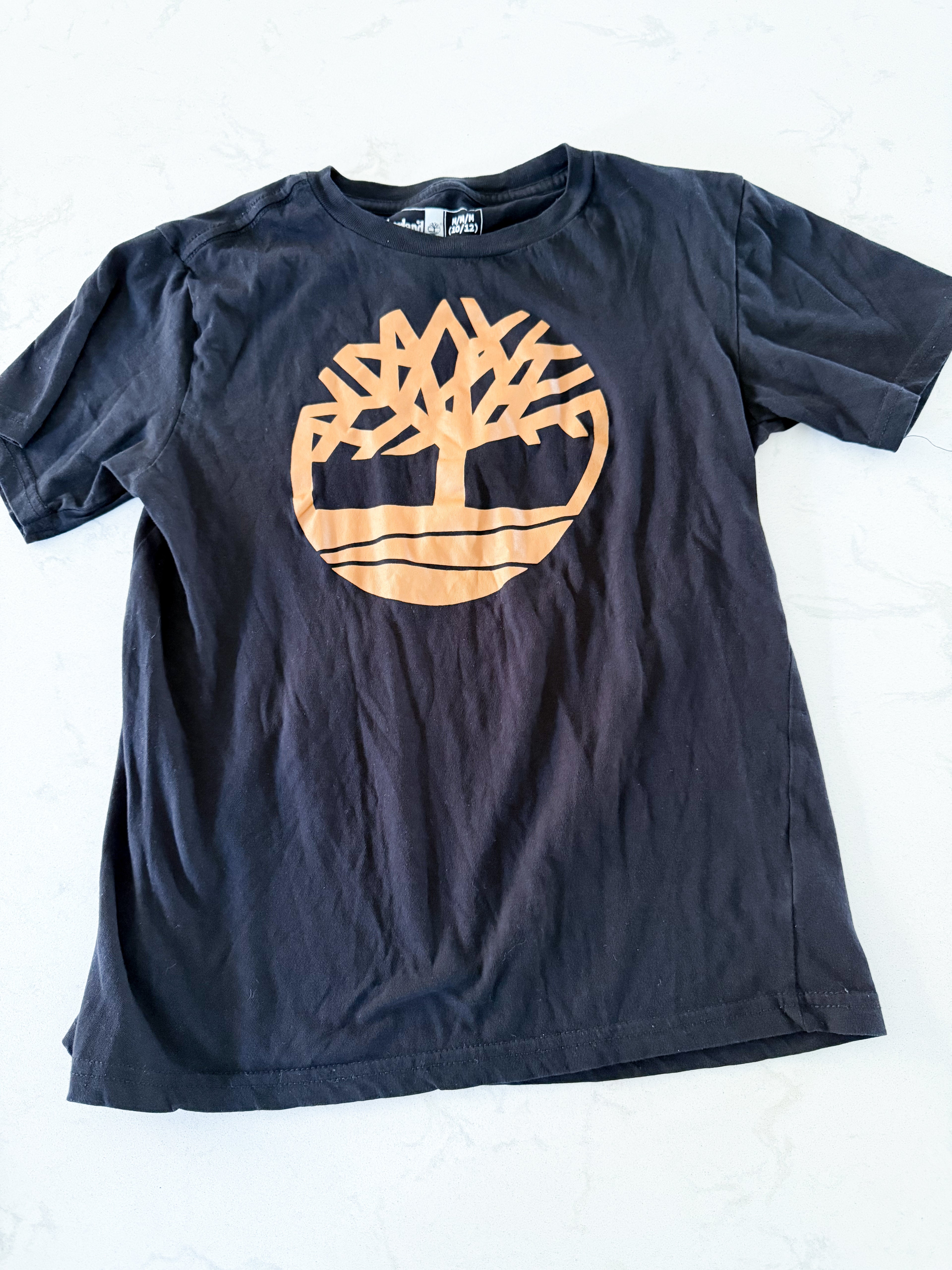 Timberland- 10-12Y- VGUC- black t shirt