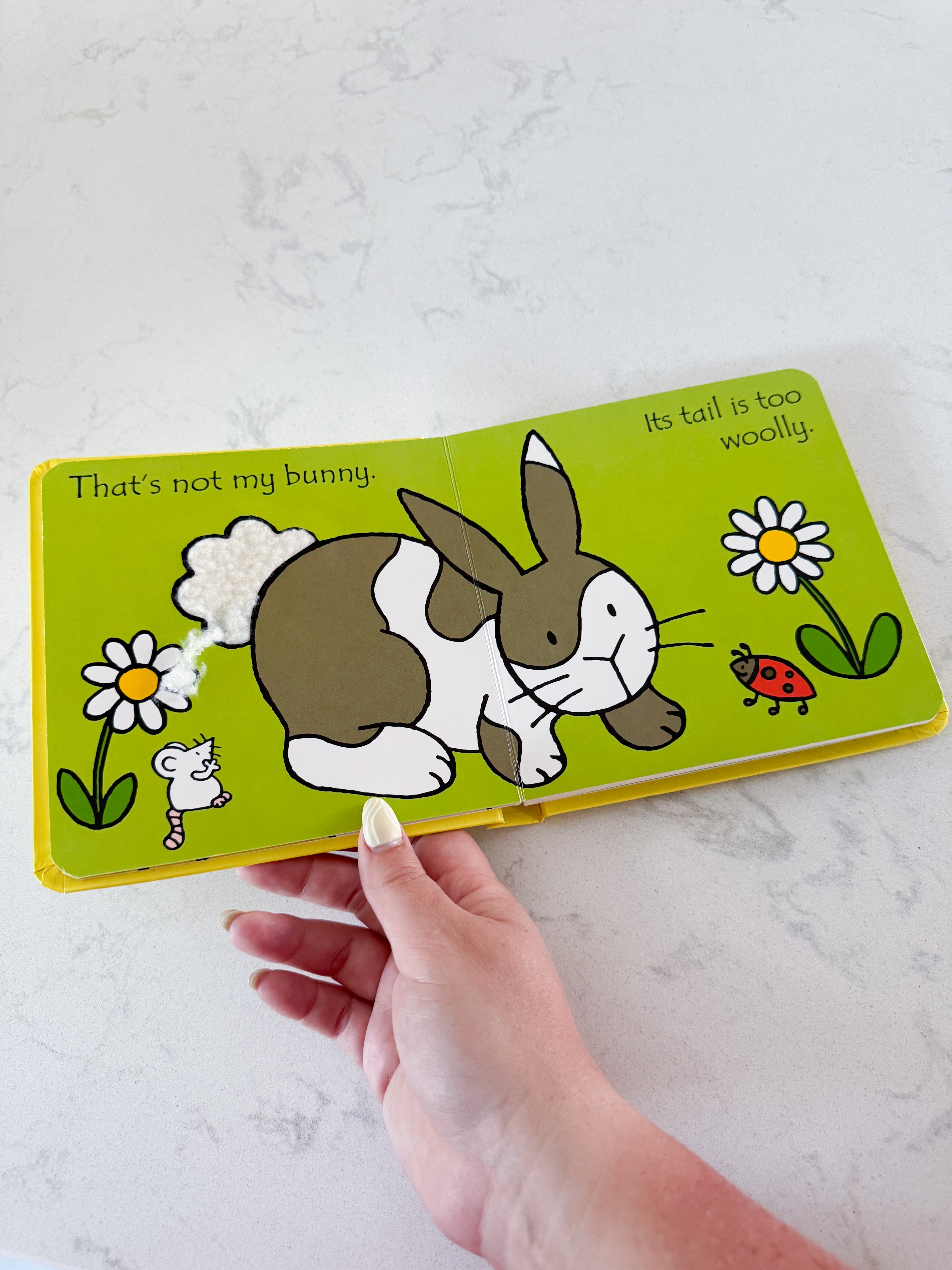 Usborne “That’s not my bunny”- play- yellow touch and feel board book