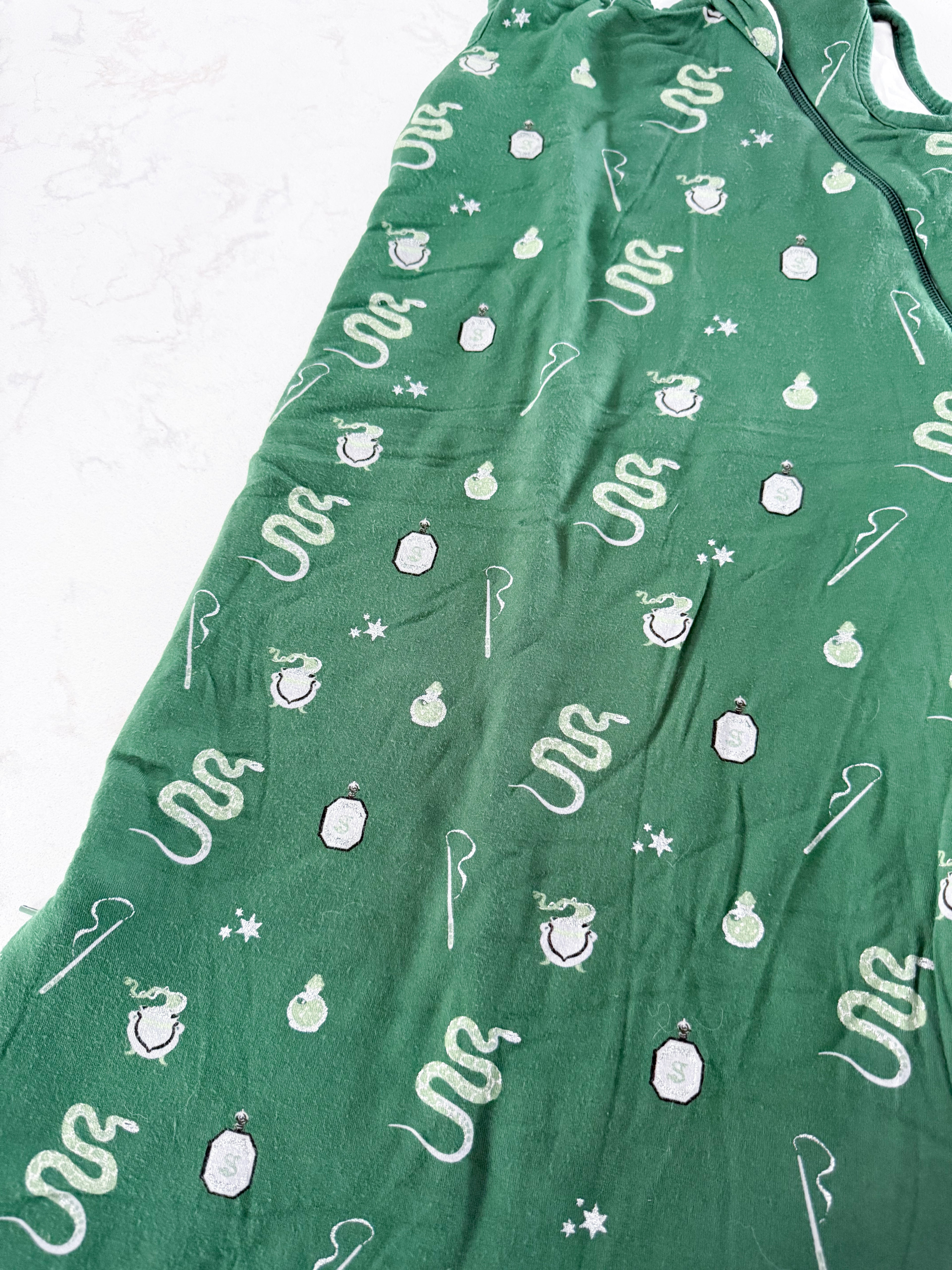 Kyte Baby- Small- 1.0tog- GUC- Slytherin bamboo sleep sack