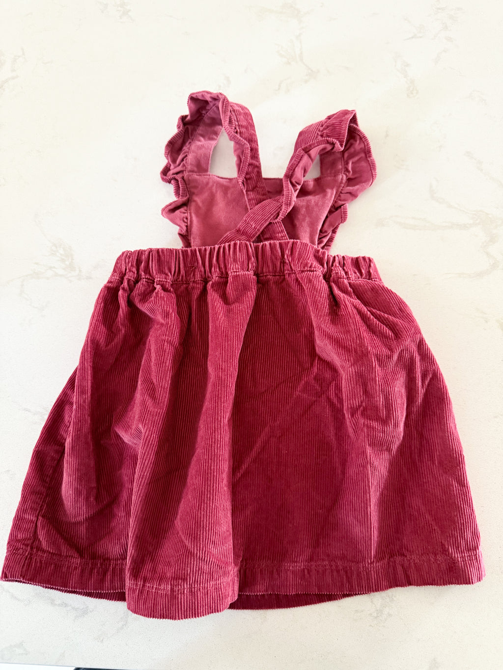 Carter’s-18m-GUC- pink corduroy dress